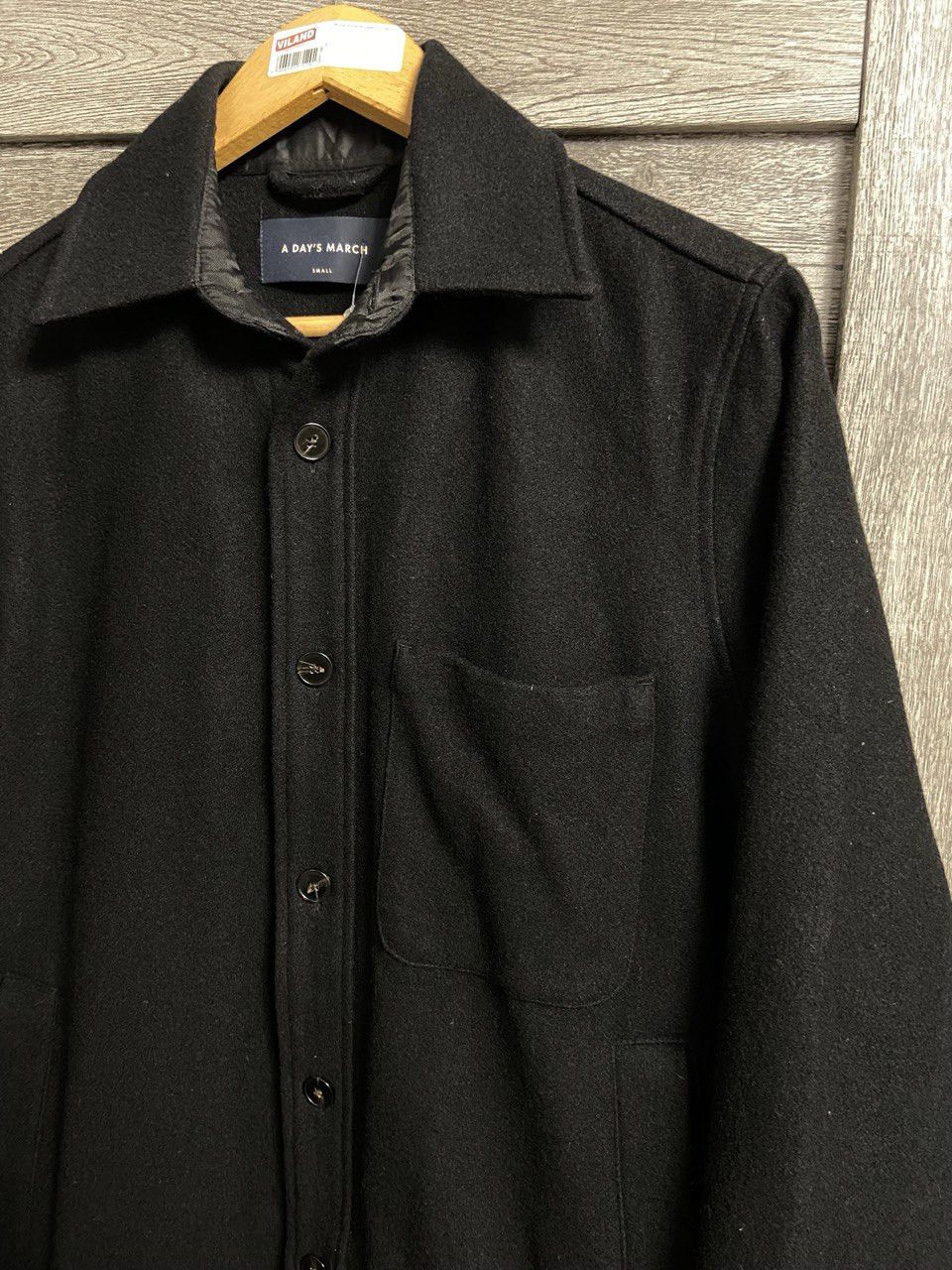 A Day's March A Day's March Wool Overshirt Jacket Black Size US S / EU 44-46 / 1 - 3 Thumbnail