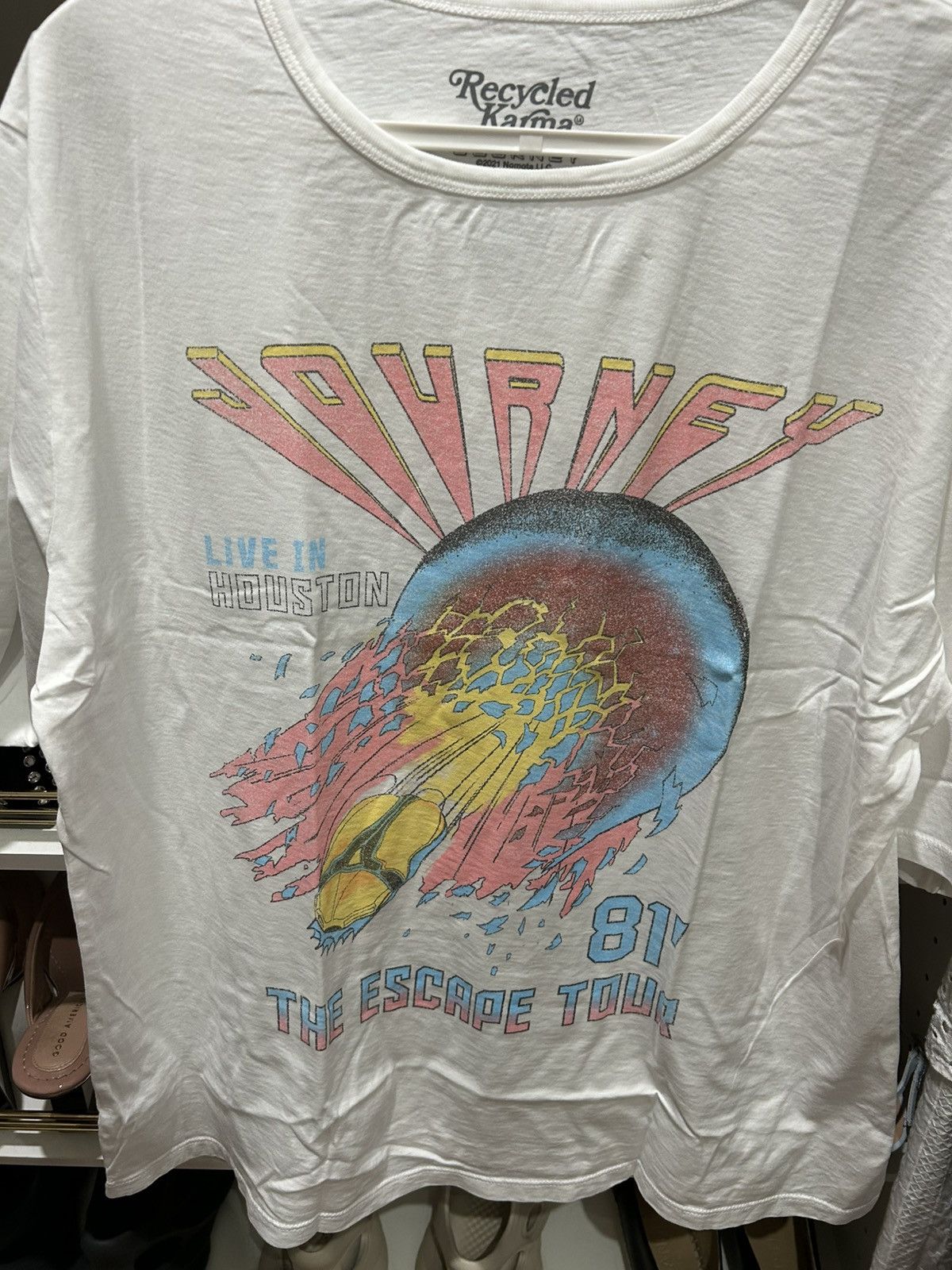 Band Tees Journey T Shirt Size US L / EU 52-54 / 3 - 2 Thumbnail