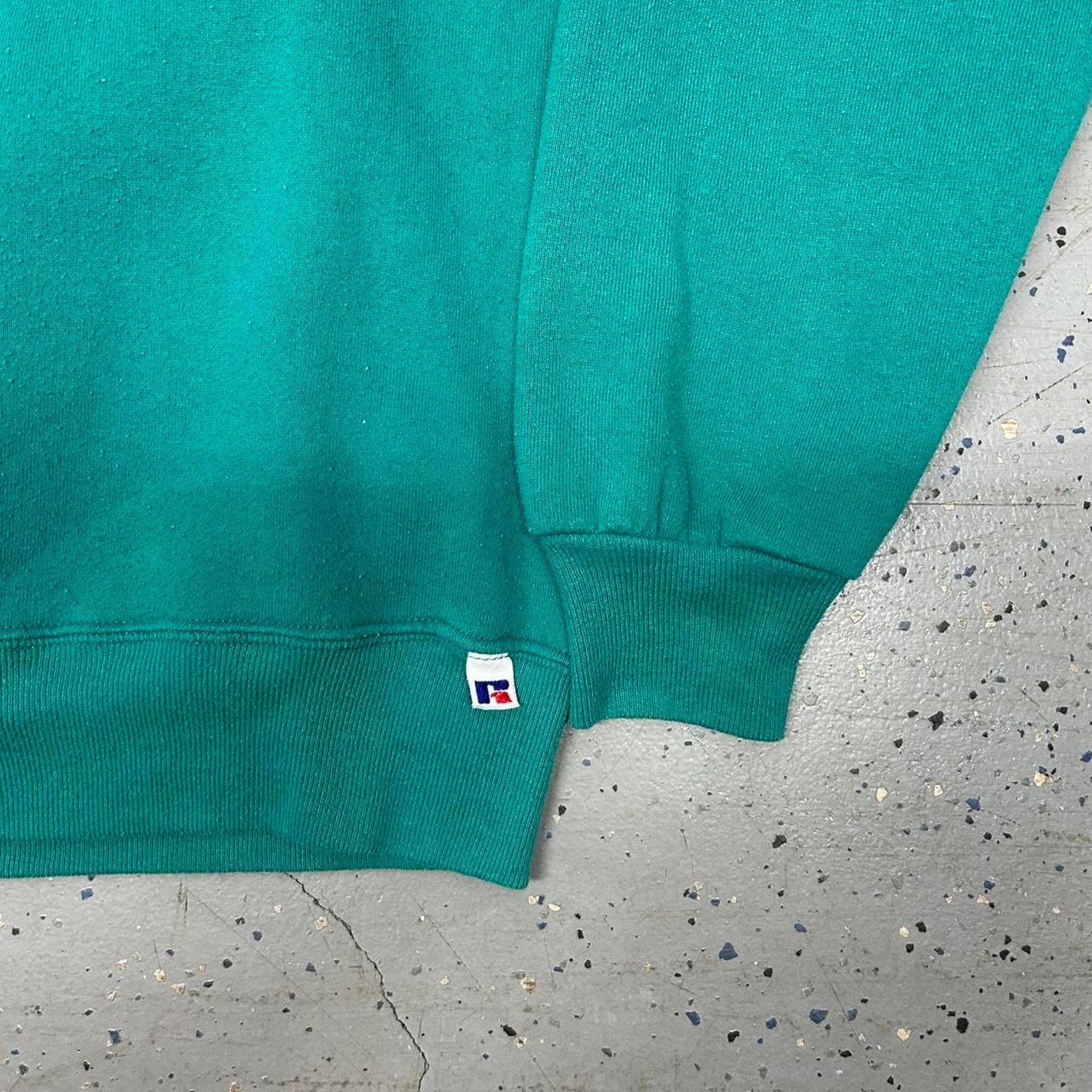 Russell Athletic VTG Teal green Russell Athletic crewneck sweatshirt Size M / US 6-8 / IT 42-44 - 3 Thumbnail