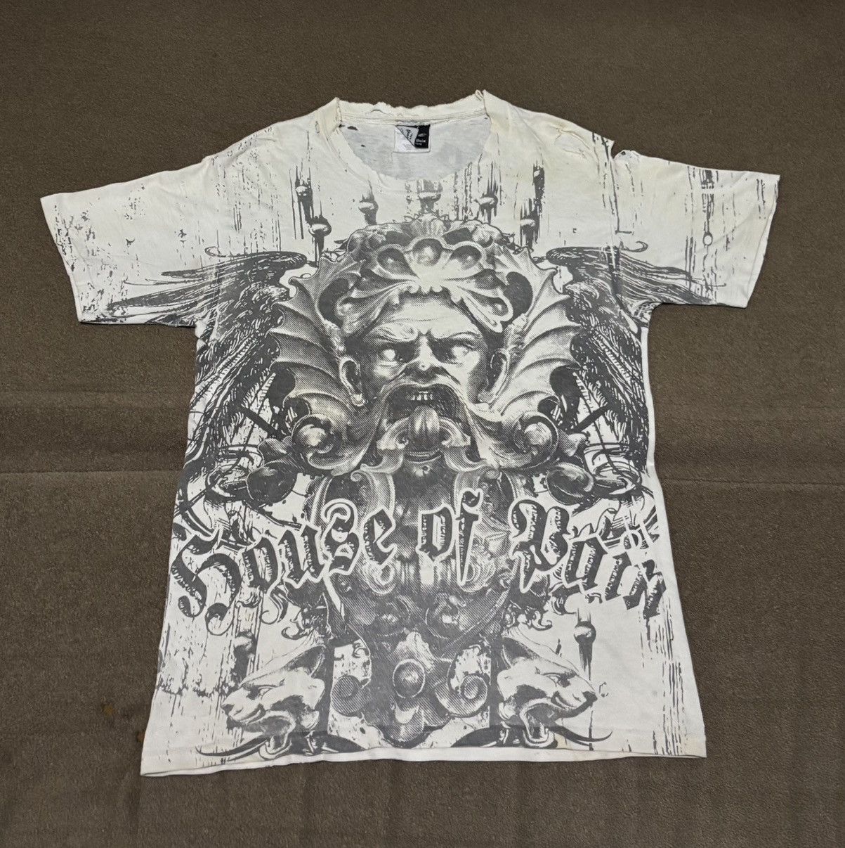 Band Tees Vtg House of pain Trashed shirt run dmc Rap Tee Size US S / EU 44-46 / 1 - 1 Thumbnail