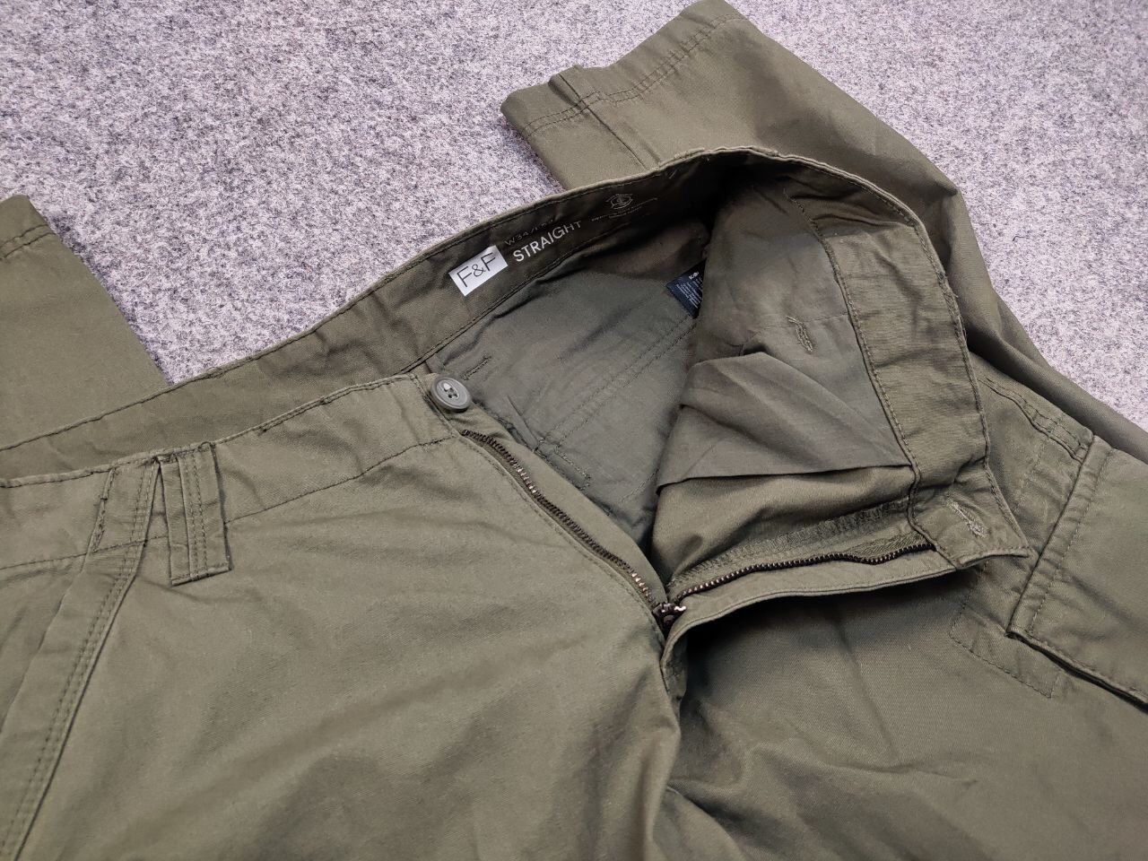 Japanese Brand Vintage Casual Japanese Style Green Cargo Straight Pants Size US 34 / EU 50 - 13 Thumbnail