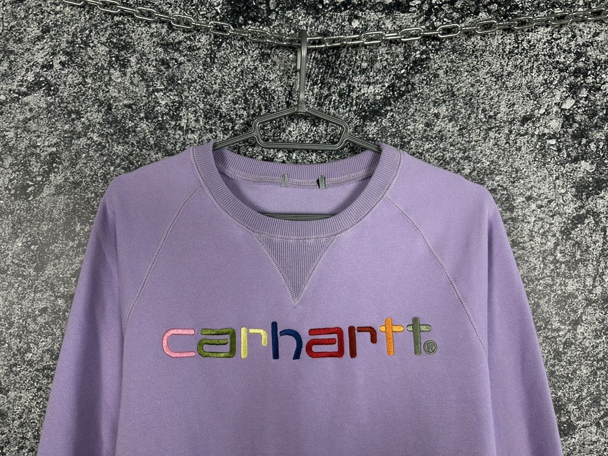 Carhartt Carhartt Streetwear Sweatshirt Big Logo Casual Size M Size US M / EU 48-50 / 2 - 2 Thumbnail