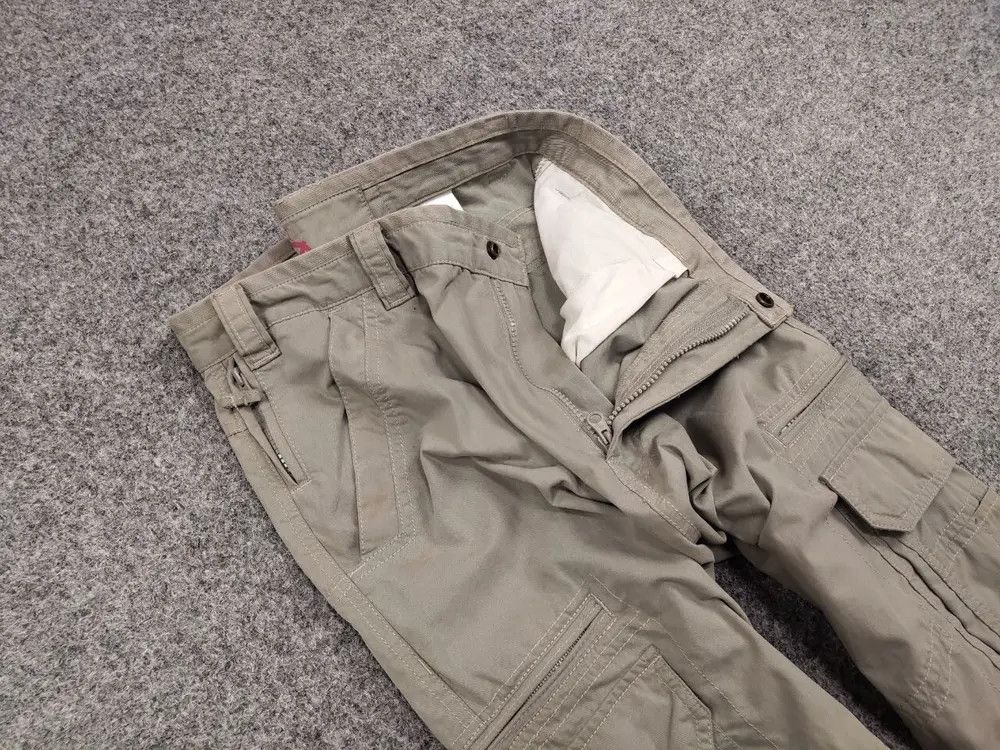 Japanese Brand Vintage 90's Cargo Pants Travis Scott Japan Zip Pocket Size US 34 / EU 50 - 7 Thumbnail