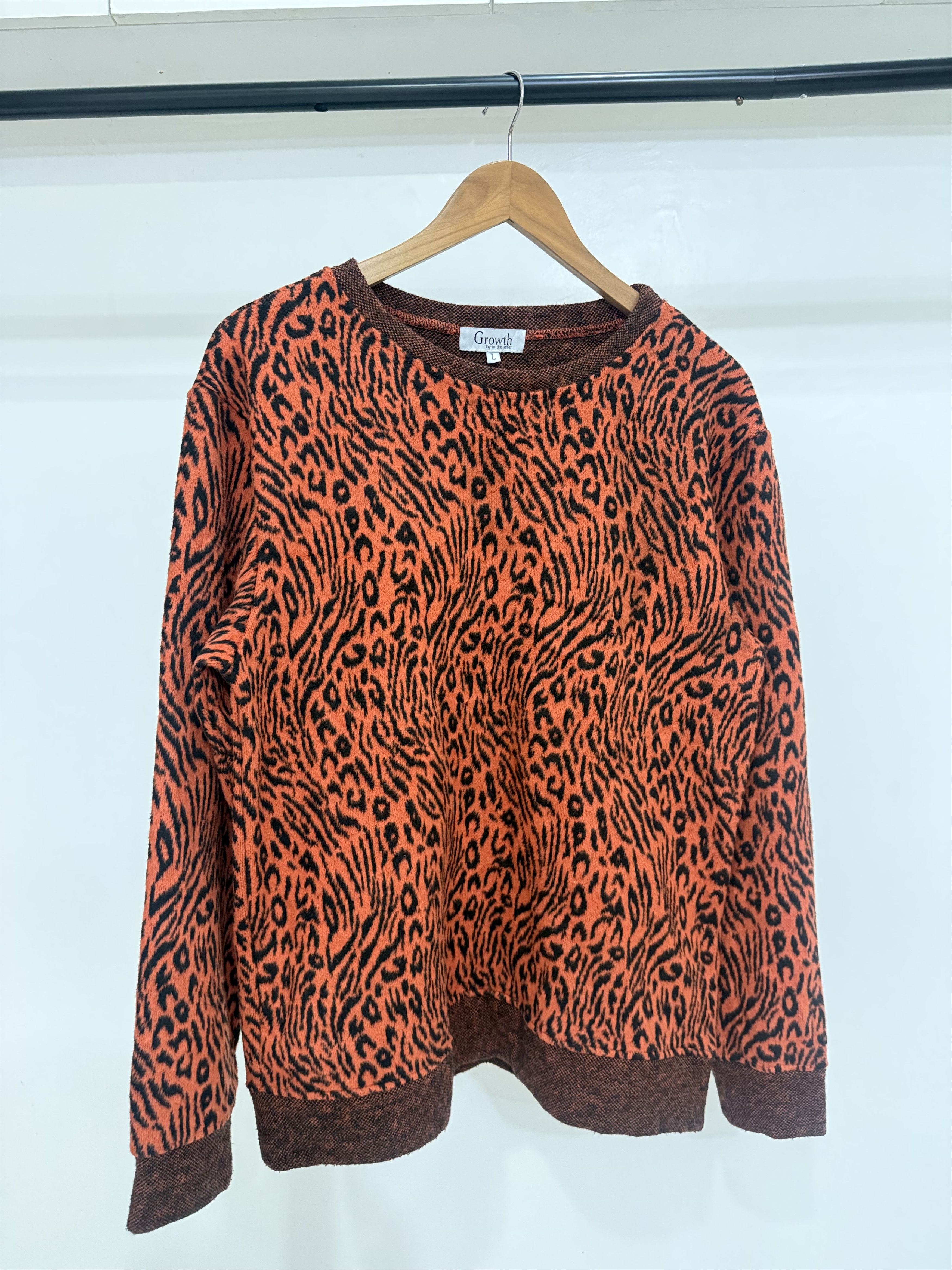 In The Attic In The Attic - Leopard Sweater Ifsixwasnine LGB GRUNGE Size US L / EU 52-54 / 3 - 2 Thumbnail