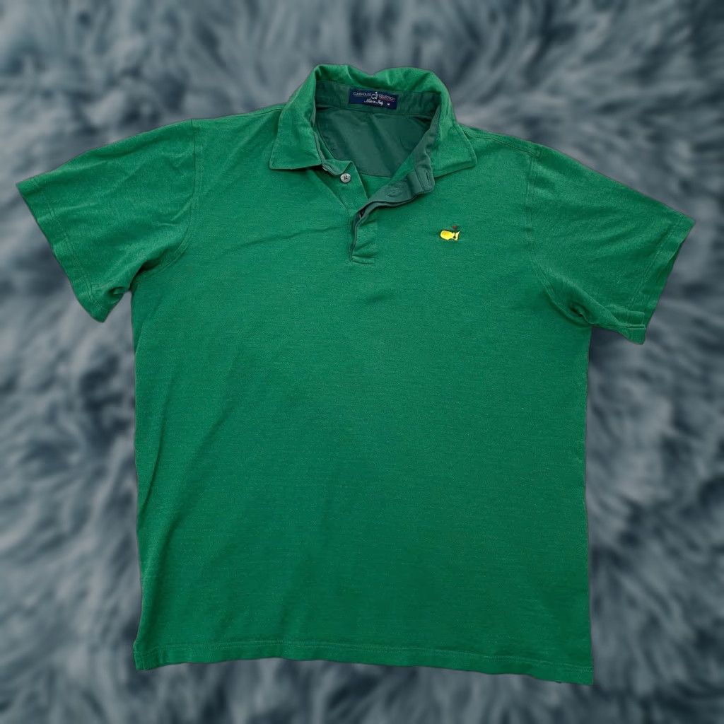 Vintage MASTERS Polo Shirt Adult M Green Masters Collection Polo Golf Mens 90s? Size US M / EU 48-50 / 2 - 1 Thumbnail