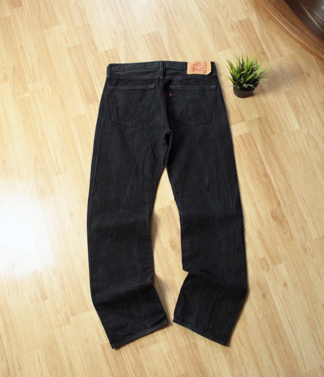 Levi's × Levi's Vintage Clothing × Vintage 🔥 Levis 501 Vintage Denim Jeans Faded Y2K Pants Black Jeans Size US 34 / EU 50 - 1 Thumbnail