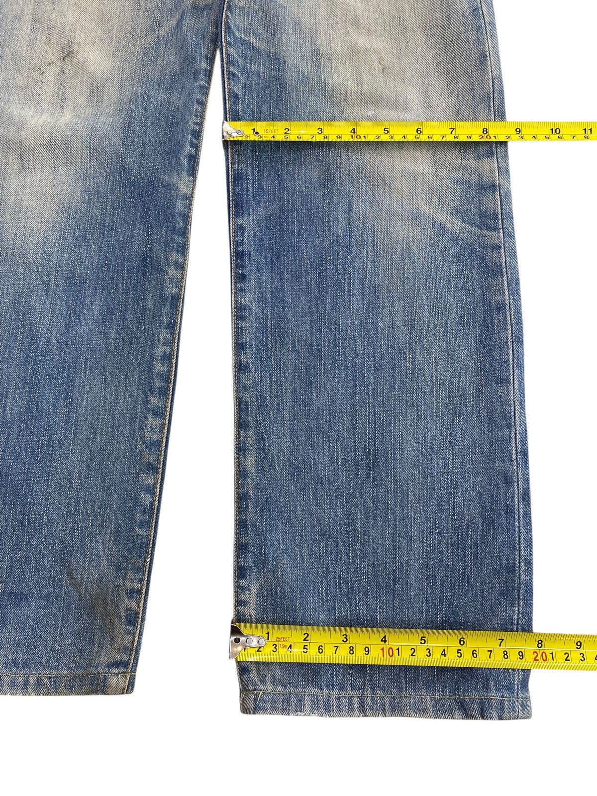 Japanese Brand Japanese Brand Whiskers Faded Wash Style Loose Jeans Size US 31 - 7 Thumbnail