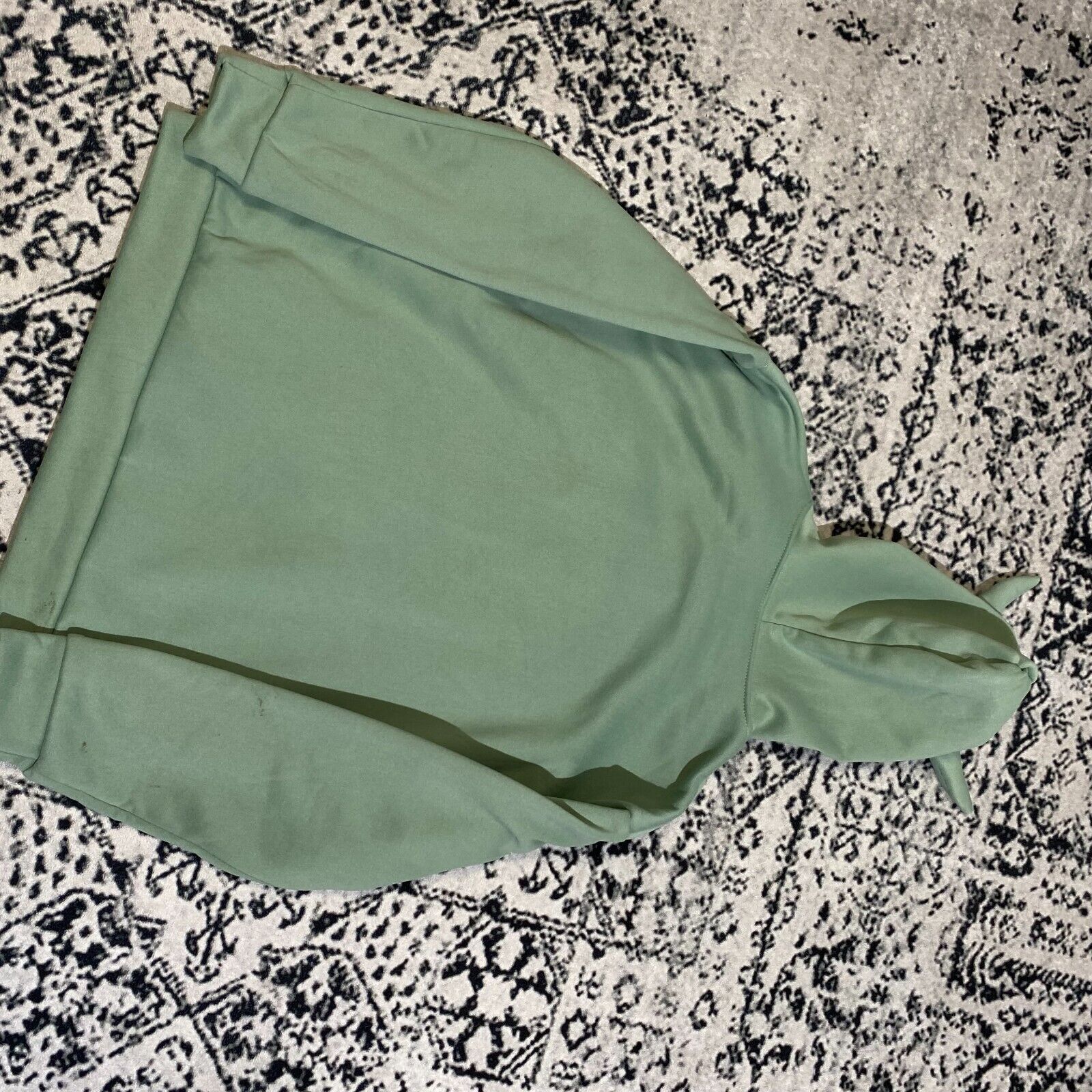 Vintage Vintage Unisex Green Polyester Hoodie Size L Y2K 90s Size US L / EU 52-54 / 3 - 10 Thumbnail