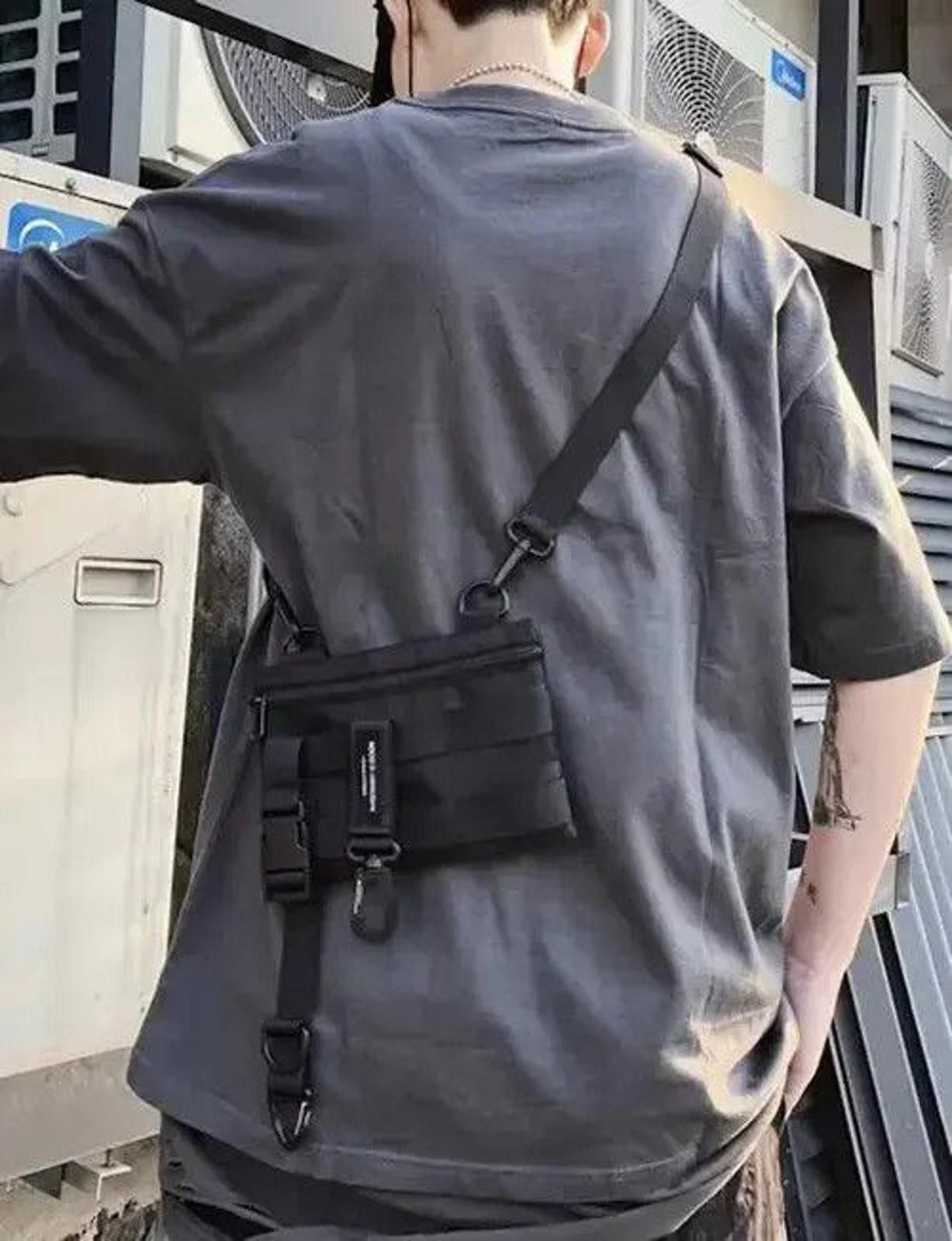 Other Black Sling Messenger Bag Size ONE SIZE - 3 Thumbnail