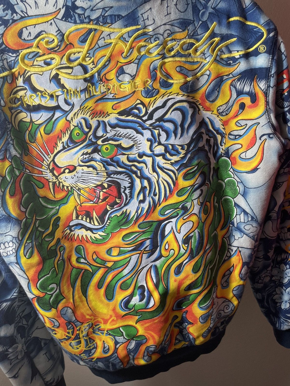 Ed Hardy Ed Hardy Zip Up Hoodie Sweater Size US M / EU 48-50 / 2 - 11 Thumbnail