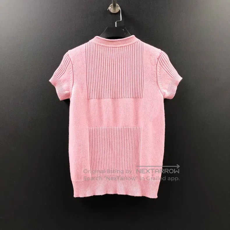 Hermes Hermes 100% cashmere cherry blossom pink knit sweater Size XS / US 0-2 / IT 36-38 - 2 Thumbnail