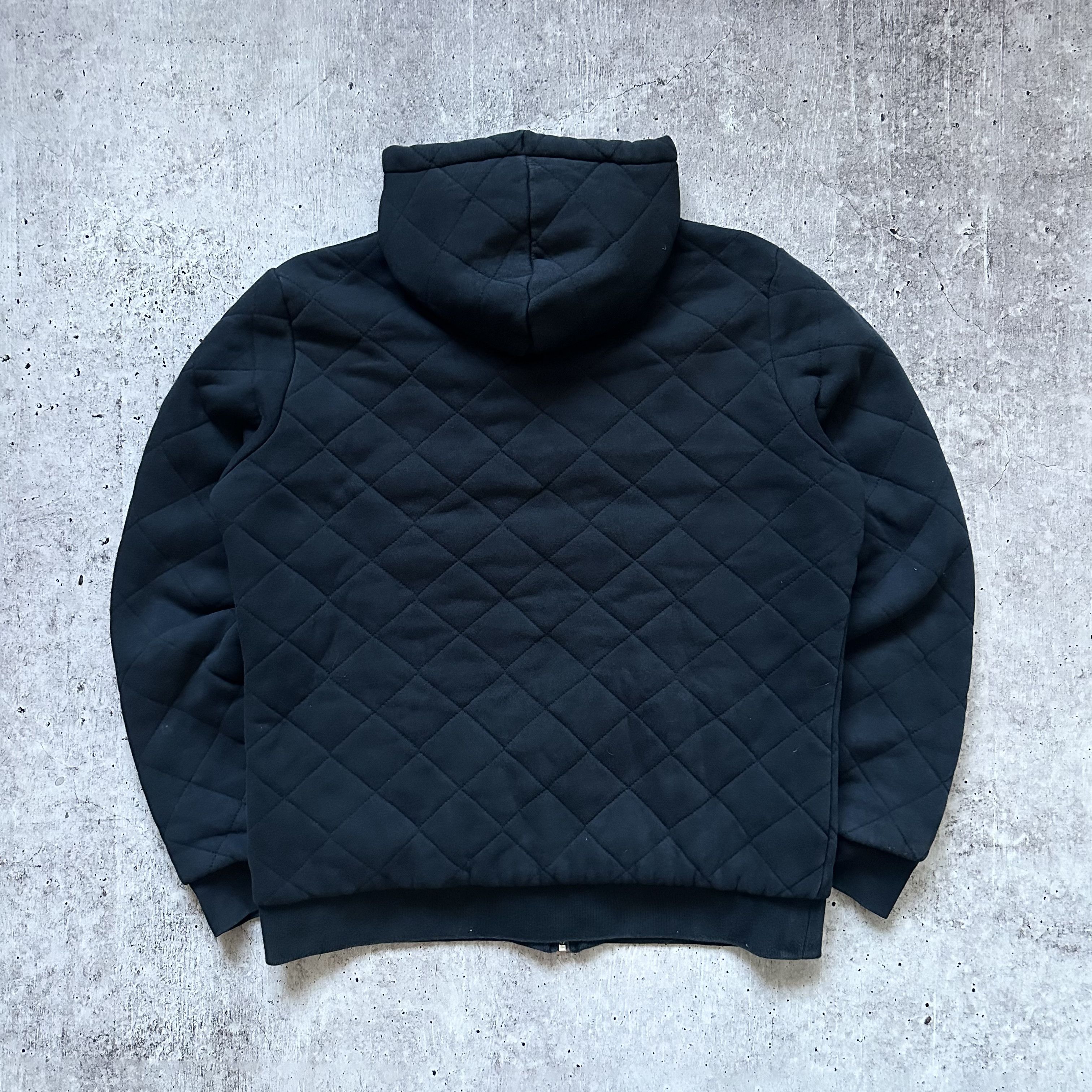 Nike × Vintage Nike y2k Hoodie Style Jacket Vintage Boxy Quilted blank Size US S / EU 44-46 / 1 - 6 Thumbnail