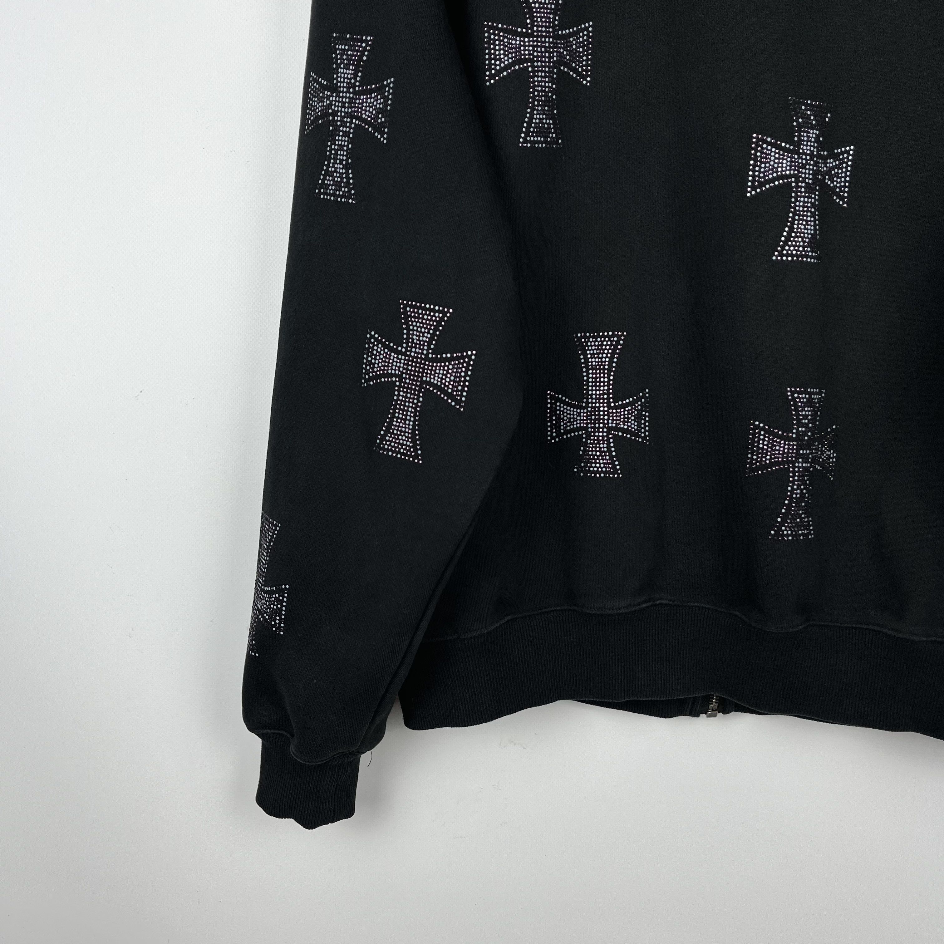 Unknown London Unknown London Saint Row Cross Full Zip Hoodie Size US S / EU 44-46 / 1 - 20 Thumbnail