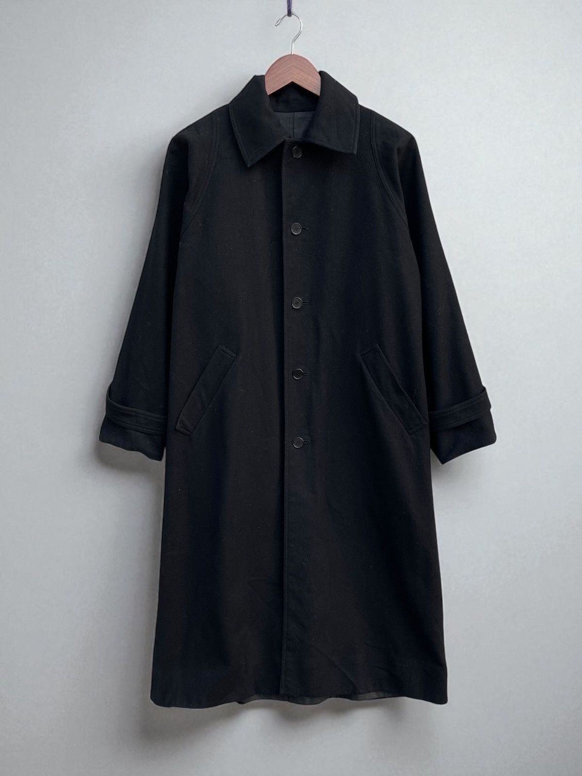 Givenchy 🔥VINTAGE GIVENCHY BLACK METALLIC/WOOL REVERSIBLE JACKET Size US M / EU 48-50 / 2 - 2 Thumbnail