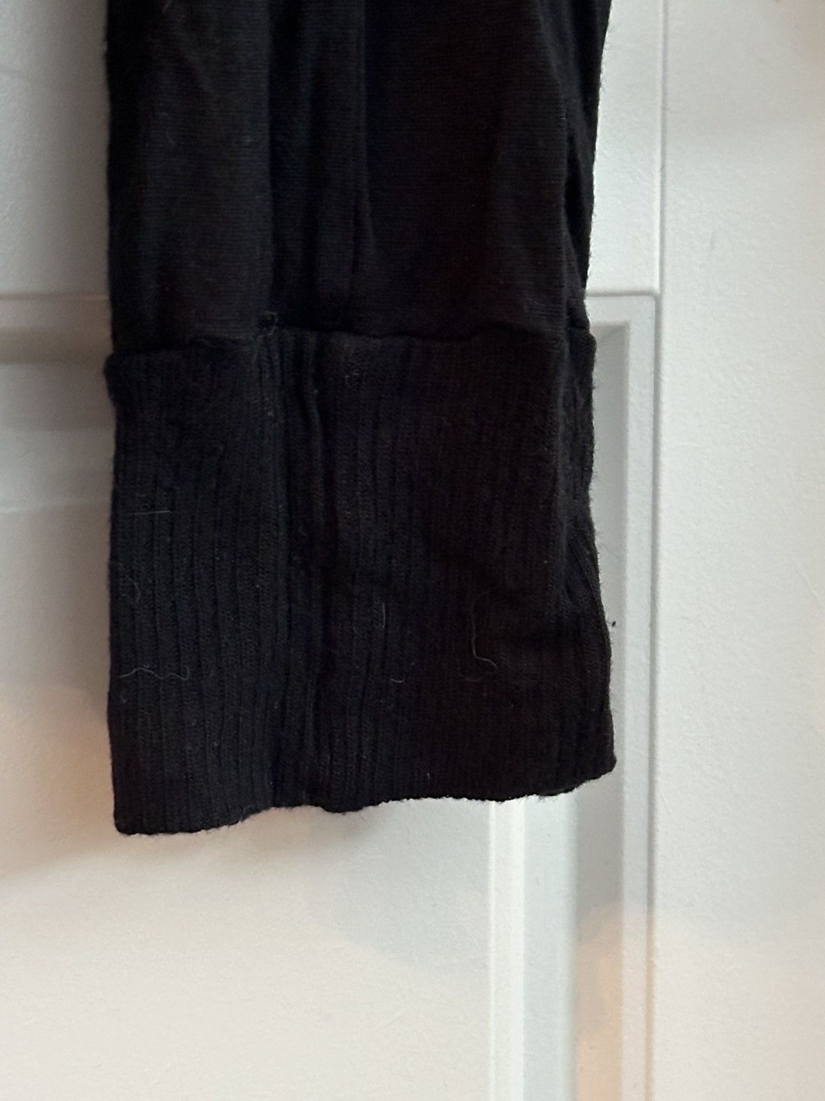 Rick Owens Black Silk/Rayon Longsleeve w Ribbed Cuffs Size US M / EU 48-50 / 2 - 8 Thumbnail