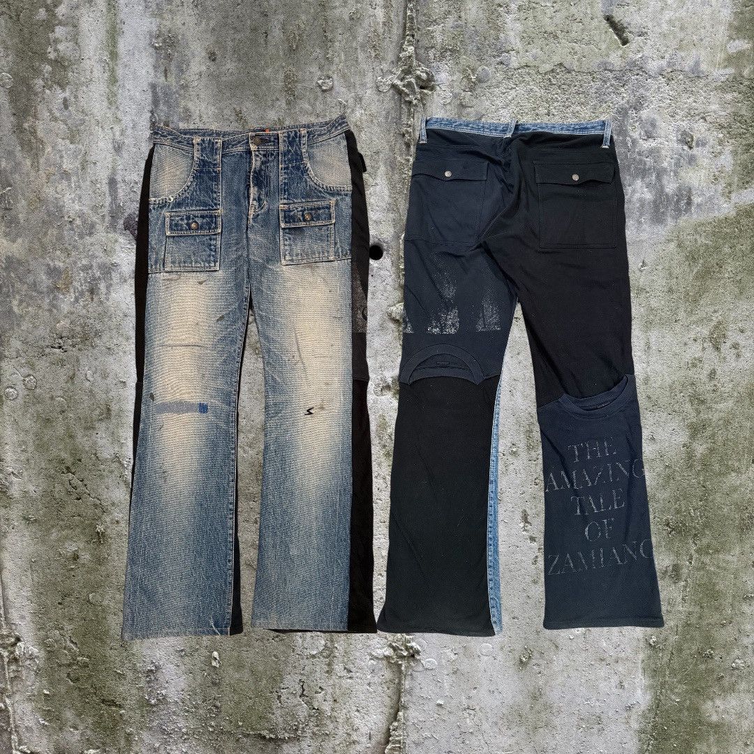 Undercover SS06 Undercover Ziaming Hybrid Denim Size US 30 / EU 46 - 1 Thumbnail