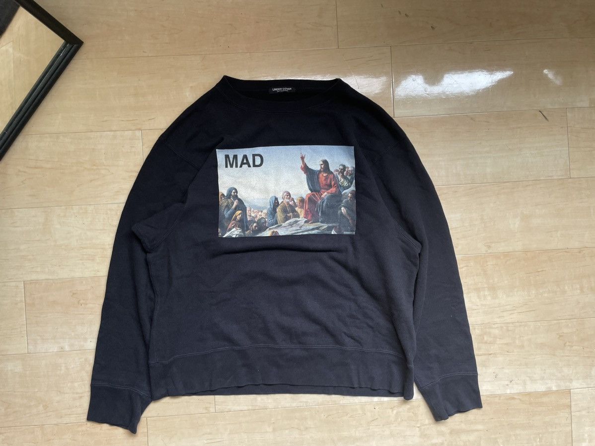 Jun Takahashi Undercover Mad Jesus Black Sweatshirt Size US M / EU 48-50 / 2 - 1 Thumbnail