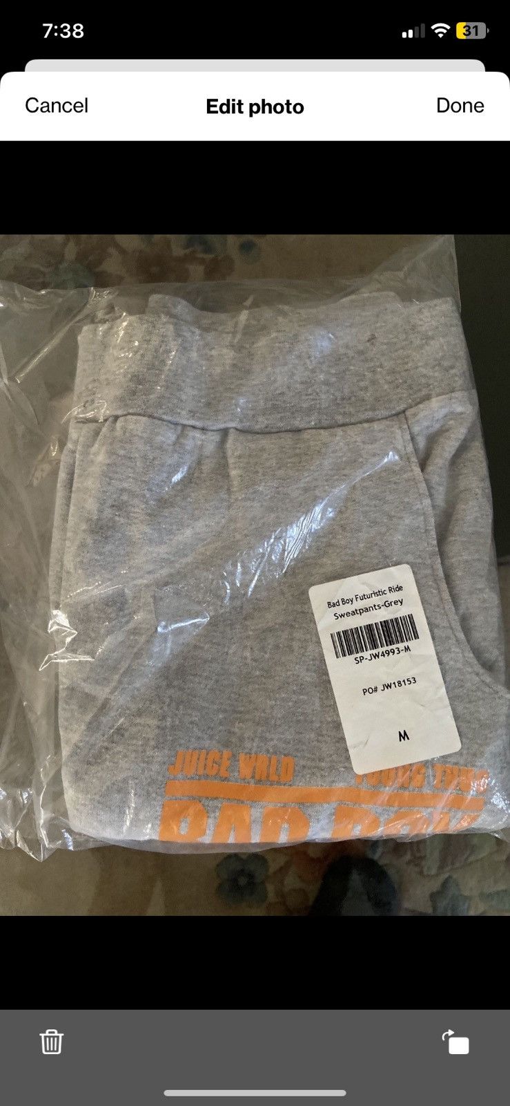 999 Club × Sp5der × Young Thug Bad boy sweat pants medium Size US 30 / EU 46 - 2 Thumbnail