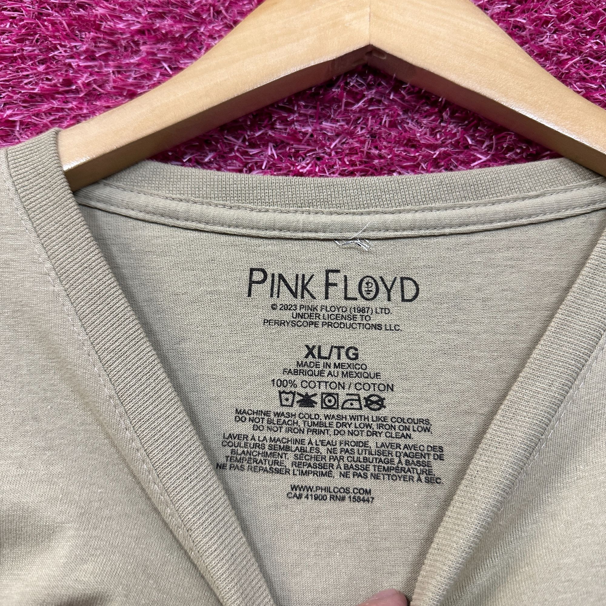 Pink Floyd Pink Floyd Men's 1987 World Tour Aviator Ringer T-Shirt XL Size US XL / EU 56 / 4 - 4 Thumbnail