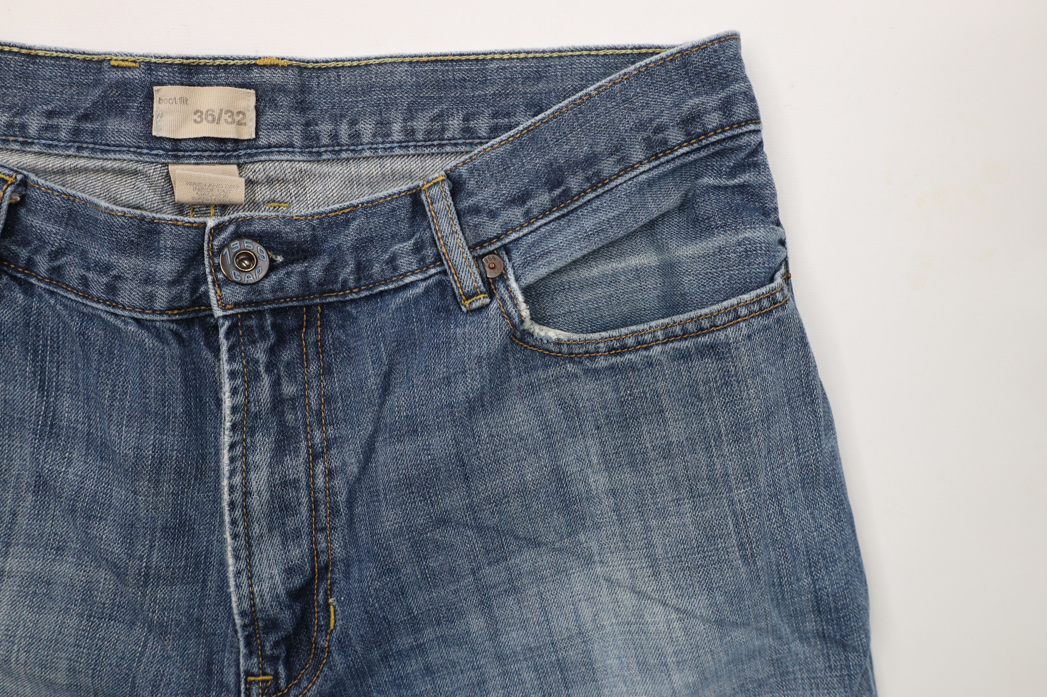 Gap × Vintage Vintage Y2K Gap Flared Wide Leg Boot Cut Denim Jeans Blue Size US 36 / EU 52 - 8 Thumbnail