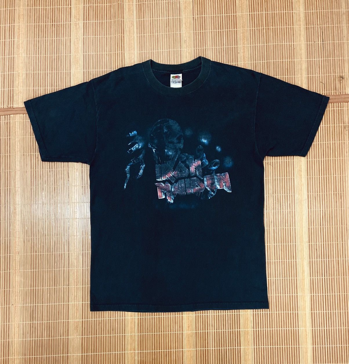 Band Tees Iron Maiden "Give Me Ed... 'Til I'm Dead" 2003 tour TEE Size US L / EU 52-54 / 3 - 6 Thumbnail