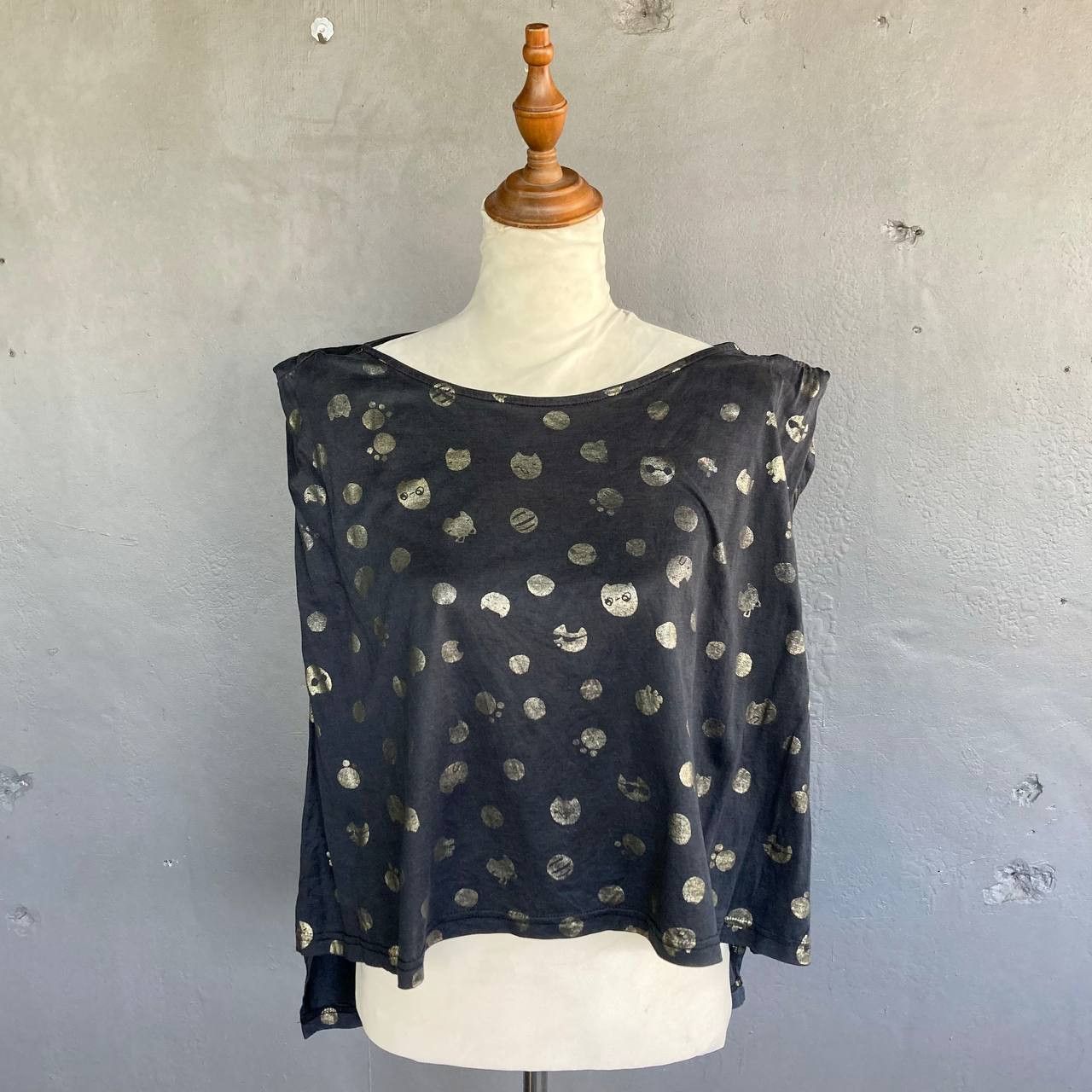 Tsumori Chisato Cropped Cut & Sewn Top Size M / US 6-8 / IT 42-44 - 2 Thumbnail