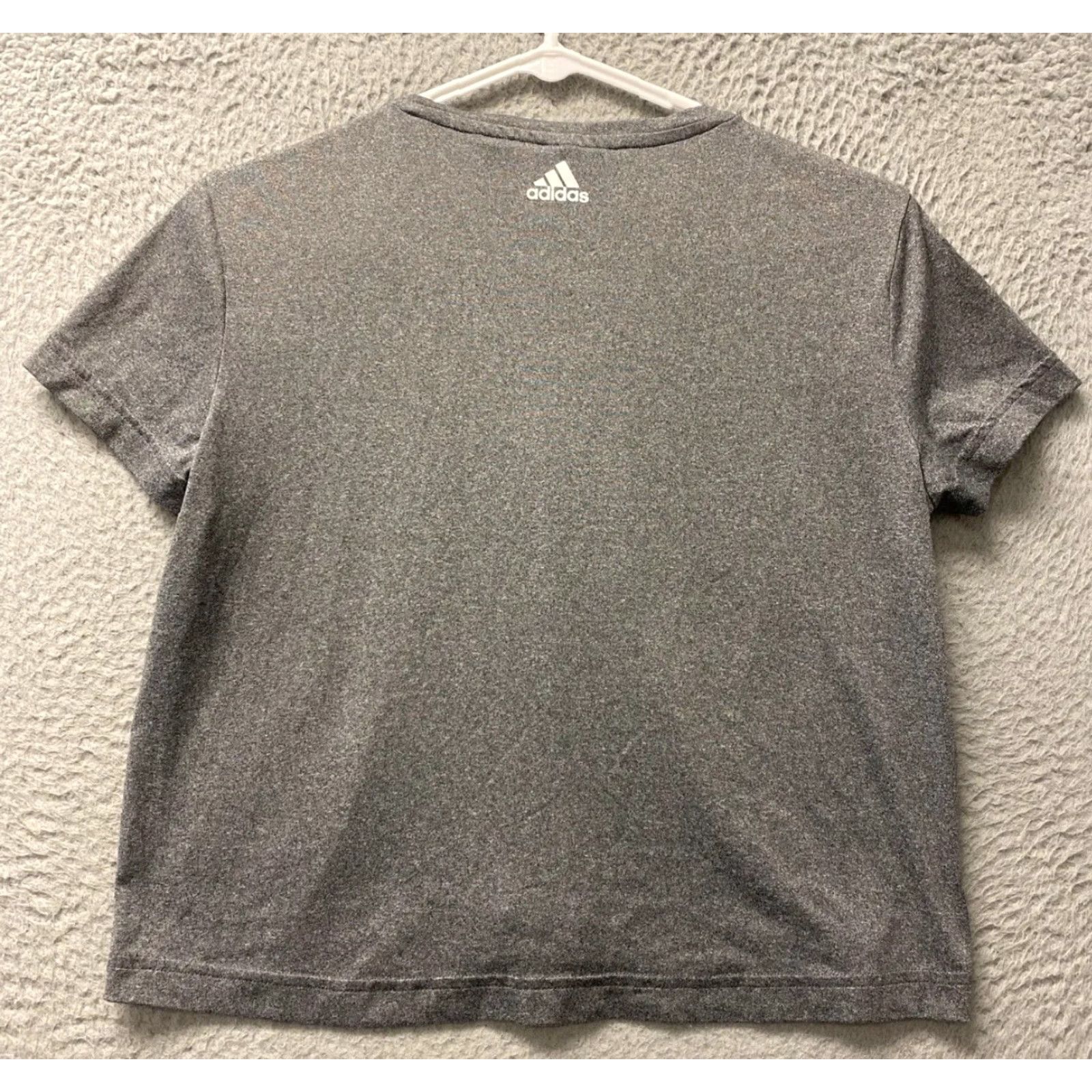 Adidas Adidas T-Shirt Womens Cropped Casual 90s Gray XS Cotton Crew Neck Short Sleeve Womens XS Size XS / US 0-2 / IT 36-38 - 6 Thumbnail