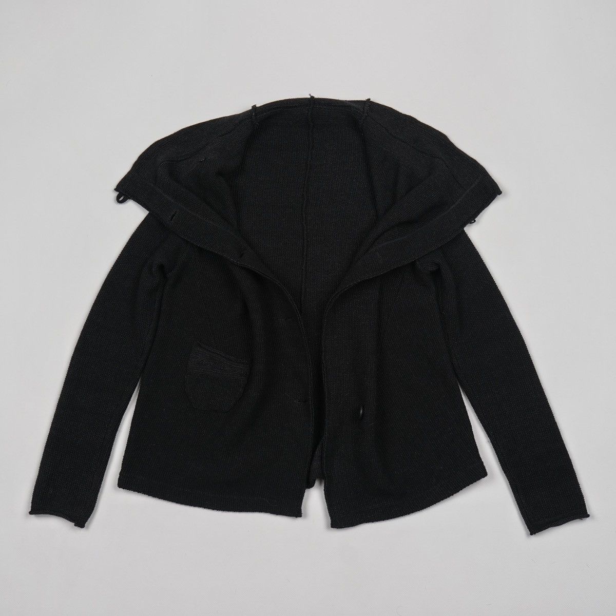 Transit Transit Par such Linen Oversize Asymmetric Cardigan Sweater Size L / US 10 / IT 46 - 3 Thumbnail