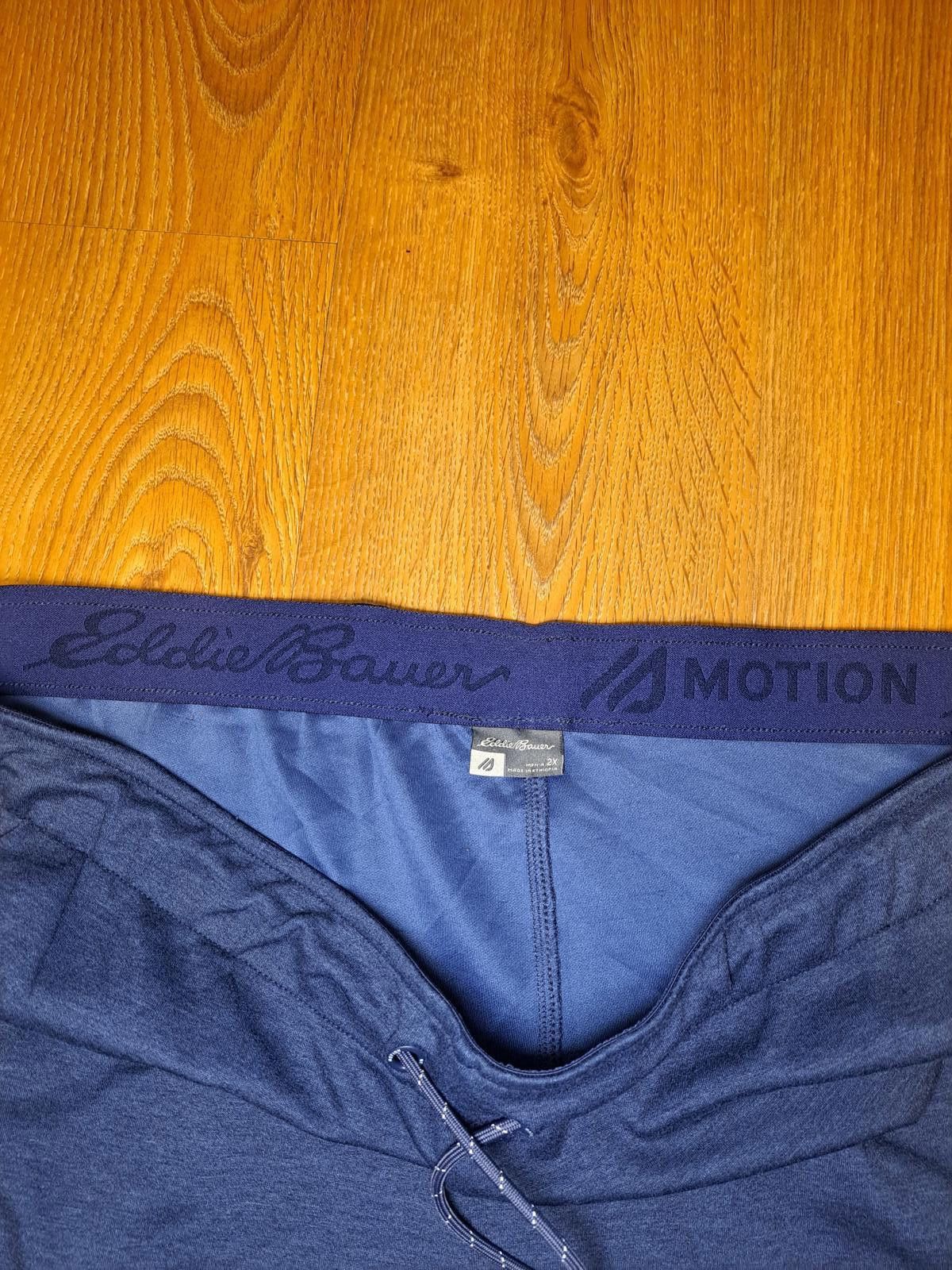 Eddie Bauer Eddie Bauer Sweatpants Mens XXL 38x30 Gray Navy Drawstring Size US 40 / EU 56 - 3 Thumbnail