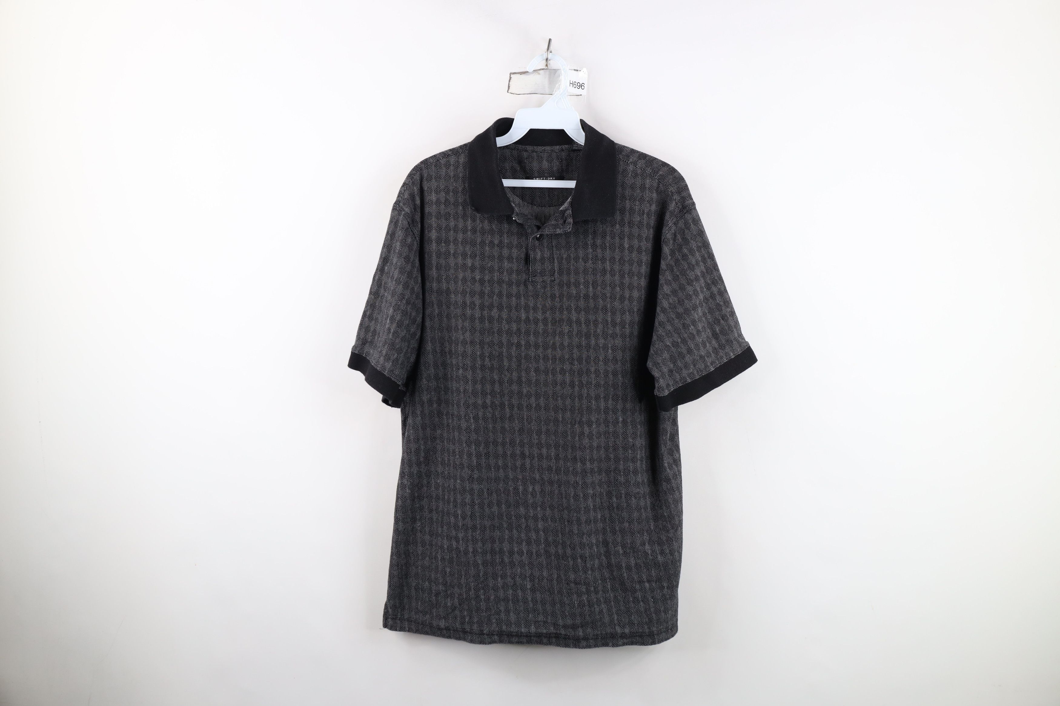 Vintage Vintage Streetwear Diamond Collared Golf Polo Shirt Black Size US L / EU 52-54 / 3 - 1 Thumbnail