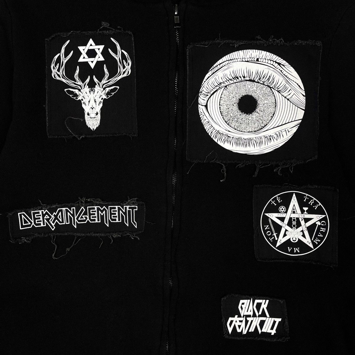 Thrasher Black Moral The Gazette x Thrasher Hoodie Size US M / EU 48-50 / 2 - 4 Thumbnail