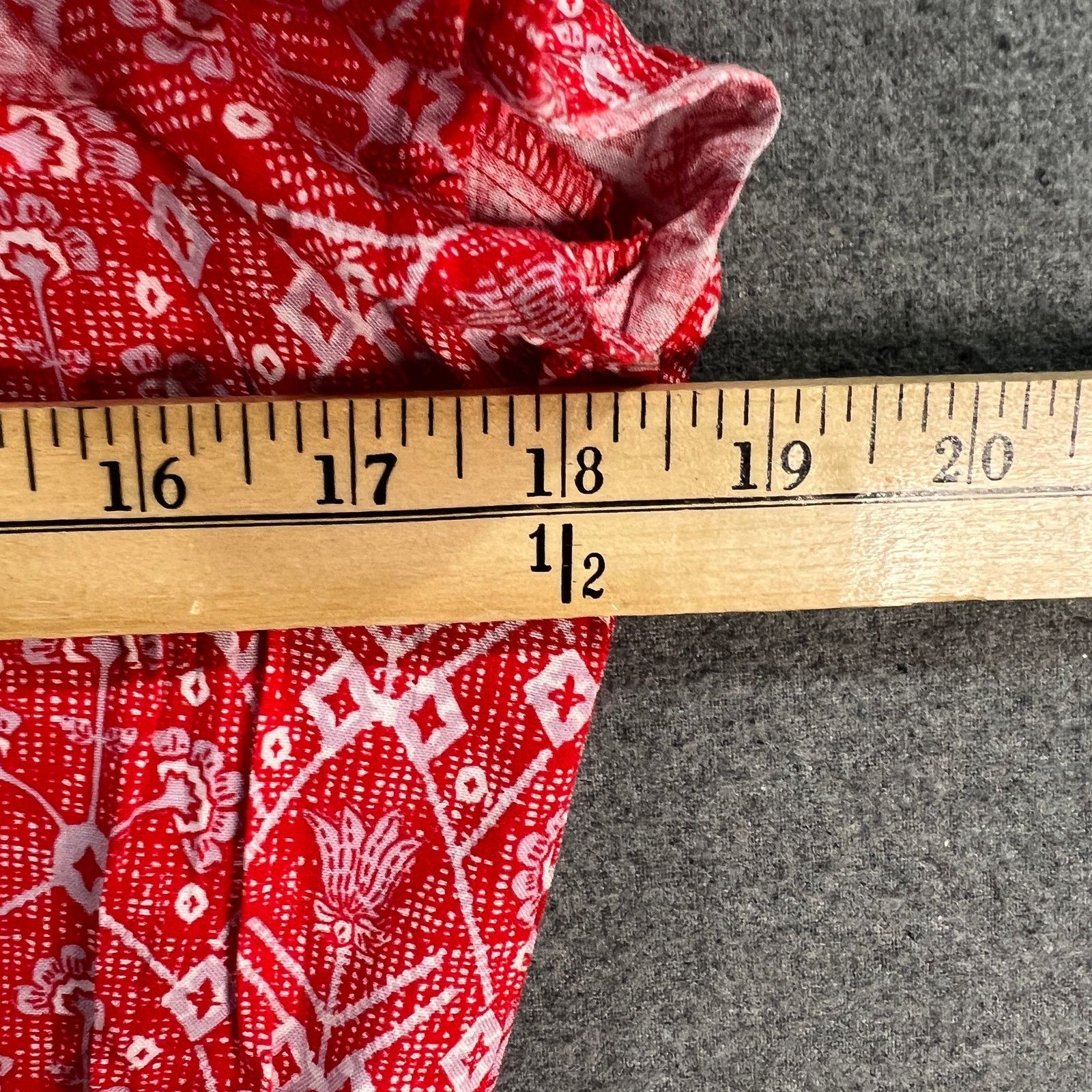 Other Destination 365 Short-Sleeve Midi Dress with Smo Red Size S / US 4 / IT 40 - 10 Thumbnail