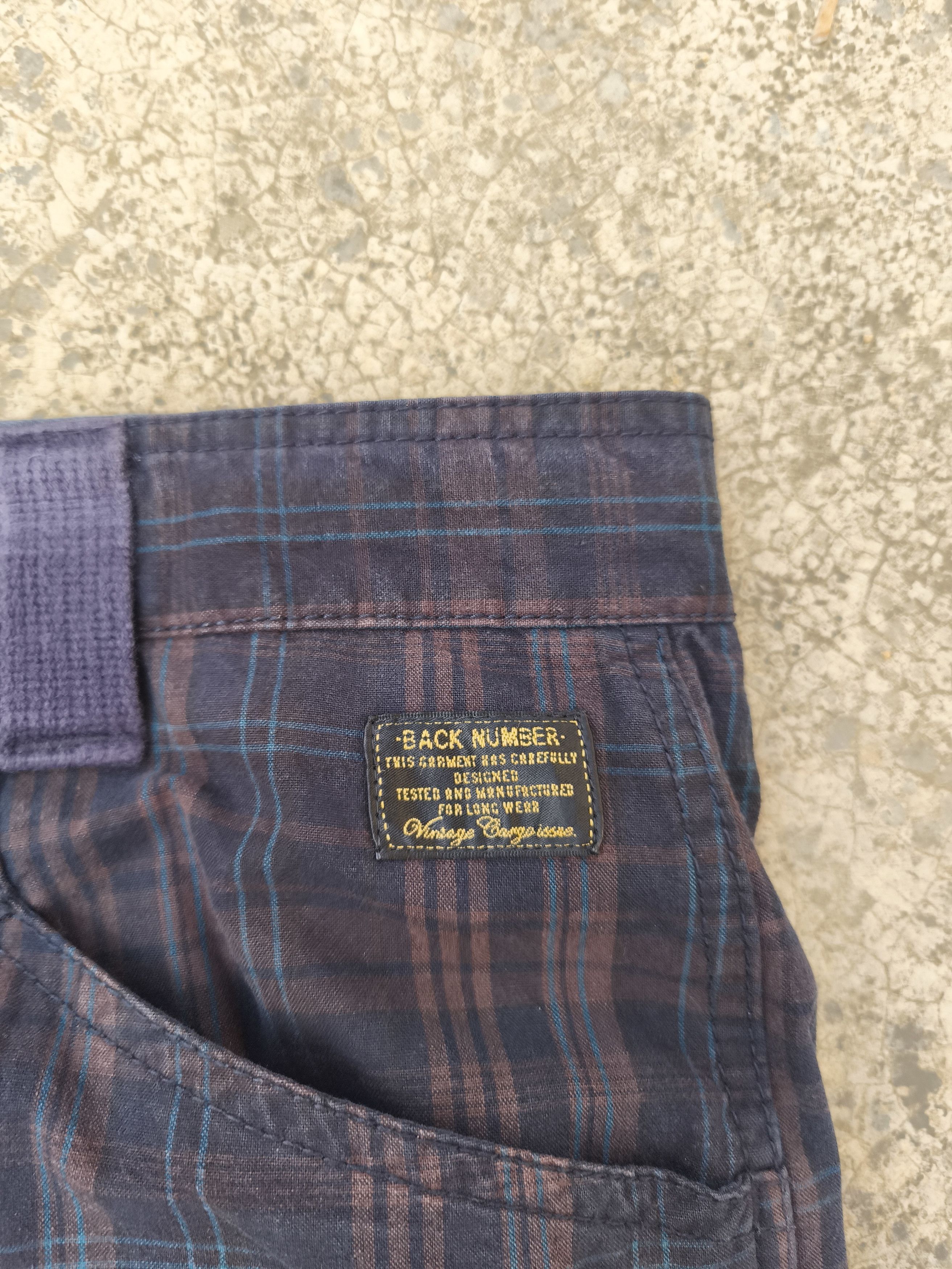 Japanese Brand Back Number cargo pants plaid Size US 36 / EU 52 - 18 Thumbnail