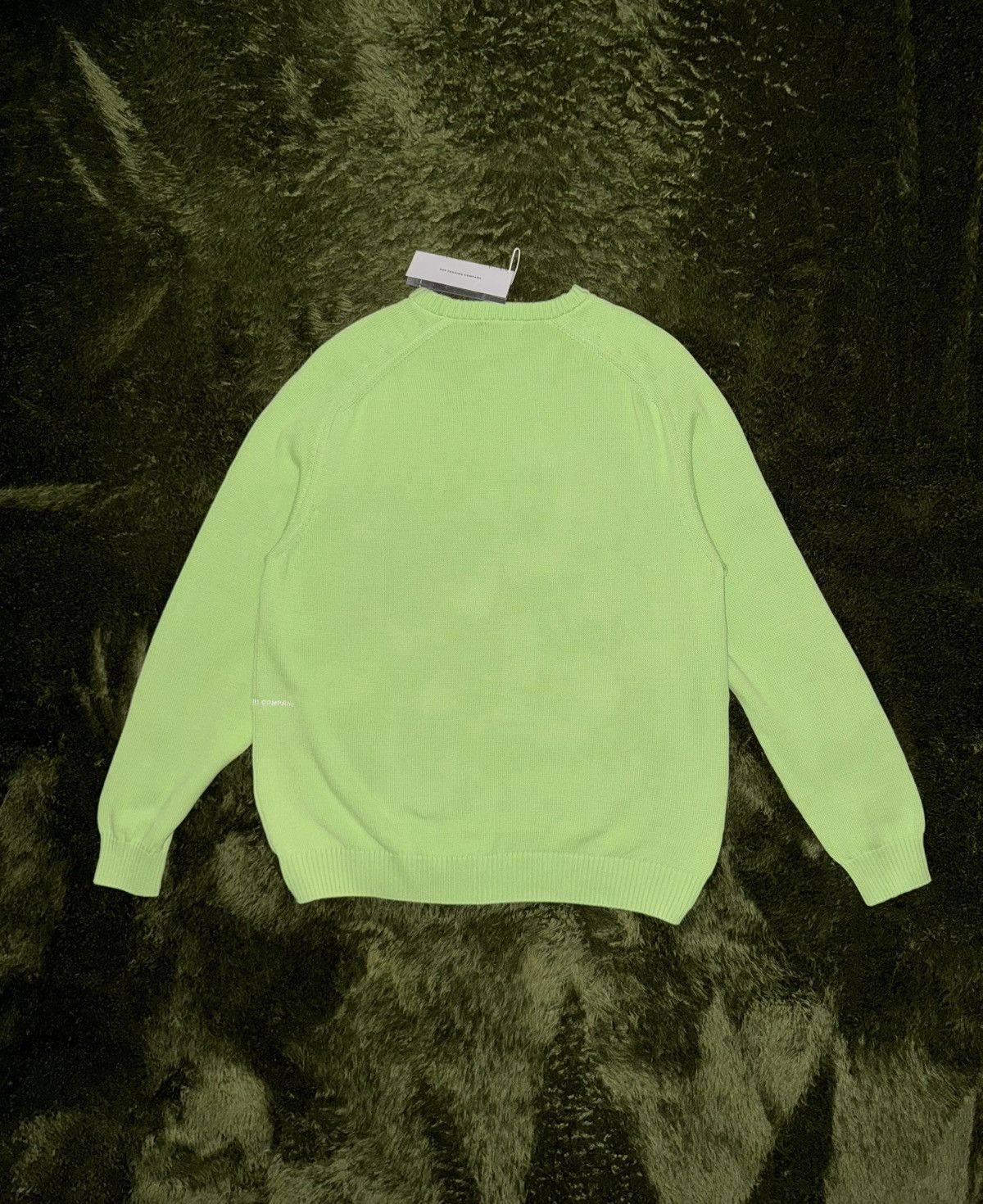 Pop Trading Company [L] POP Trading Company Arch Logo Relaxed Fit Sweater Lime Size US L / EU 52-54 / 3 - 8 Thumbnail
