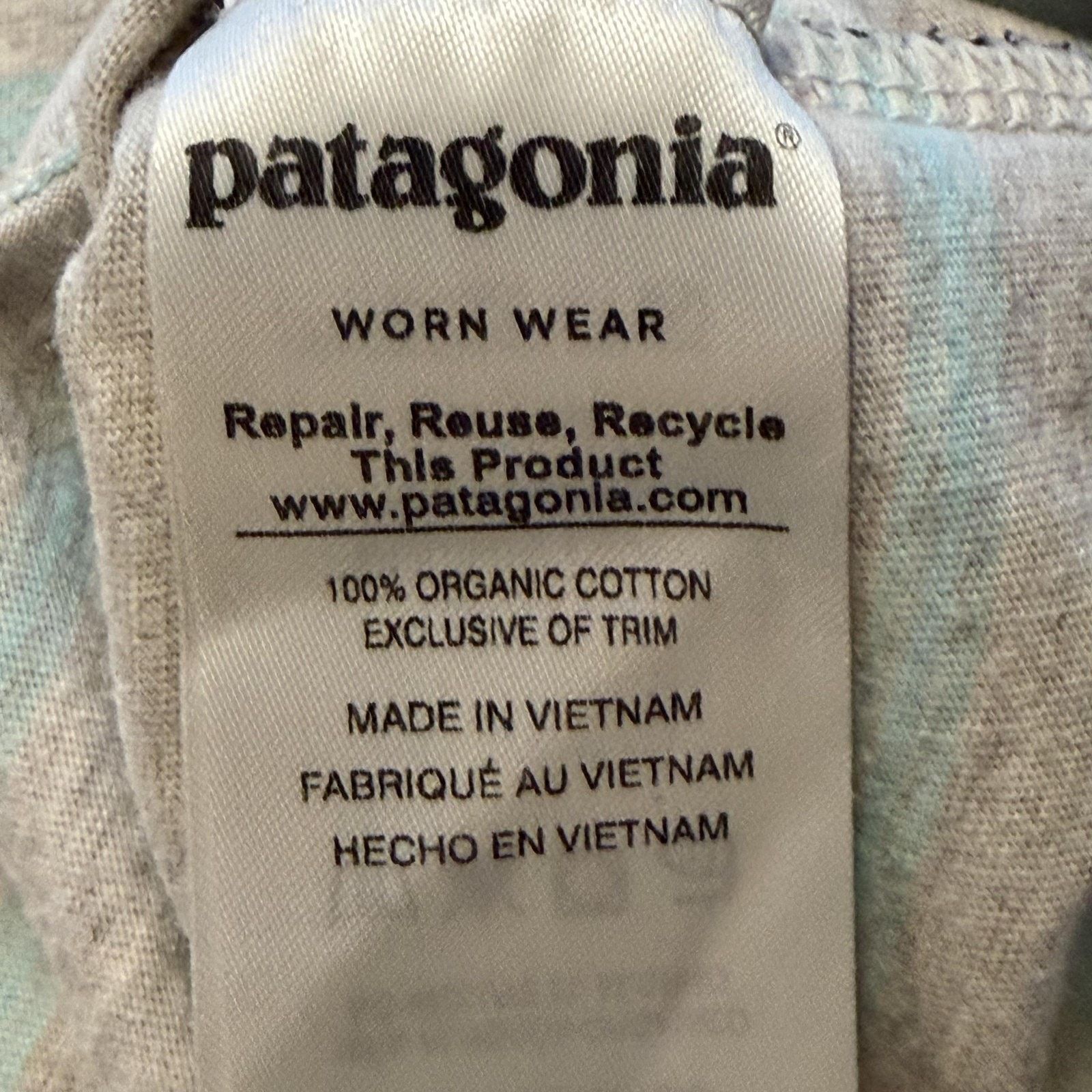 Patagonia Patagonia Mens S Gray Stripe Organic Cotton Pocket T-Shirt Size US S / EU 44-46 / 1 - 7 Thumbnail