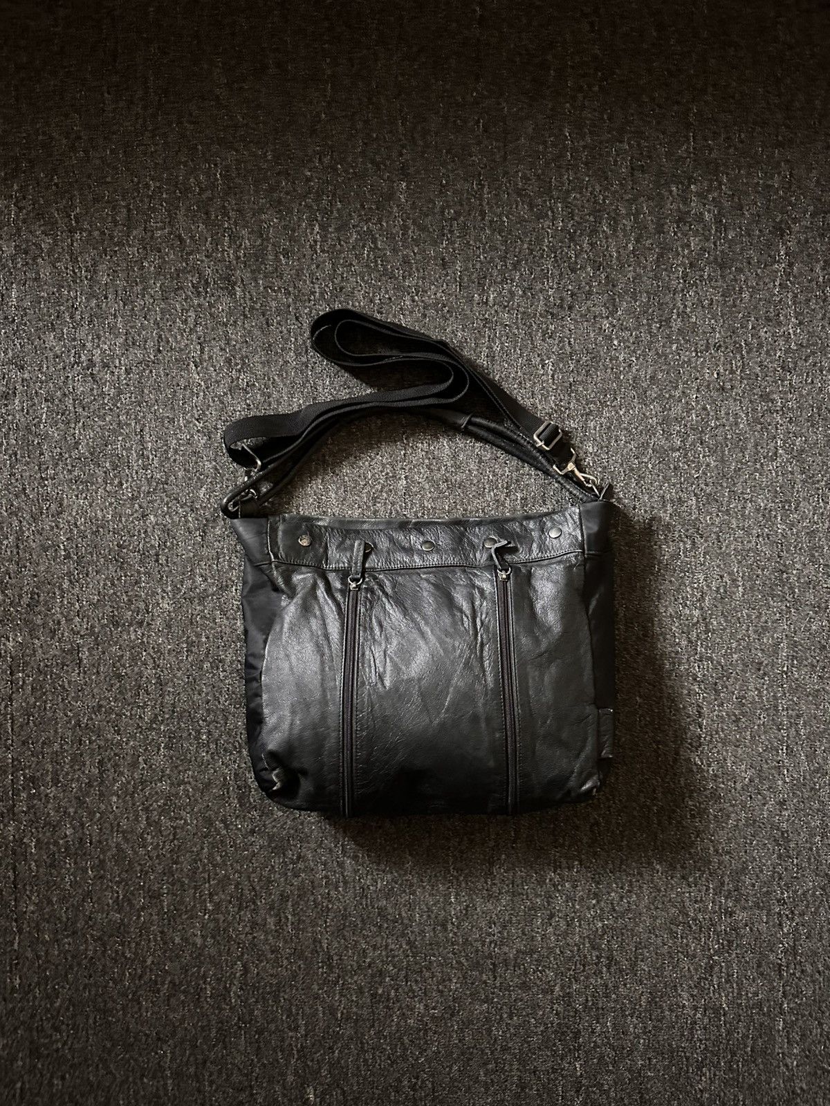 Japanese Brand EIKO KONDO JAPAN LEATHER/NYLON BAG Size ONE SIZE - 1 Thumbnail