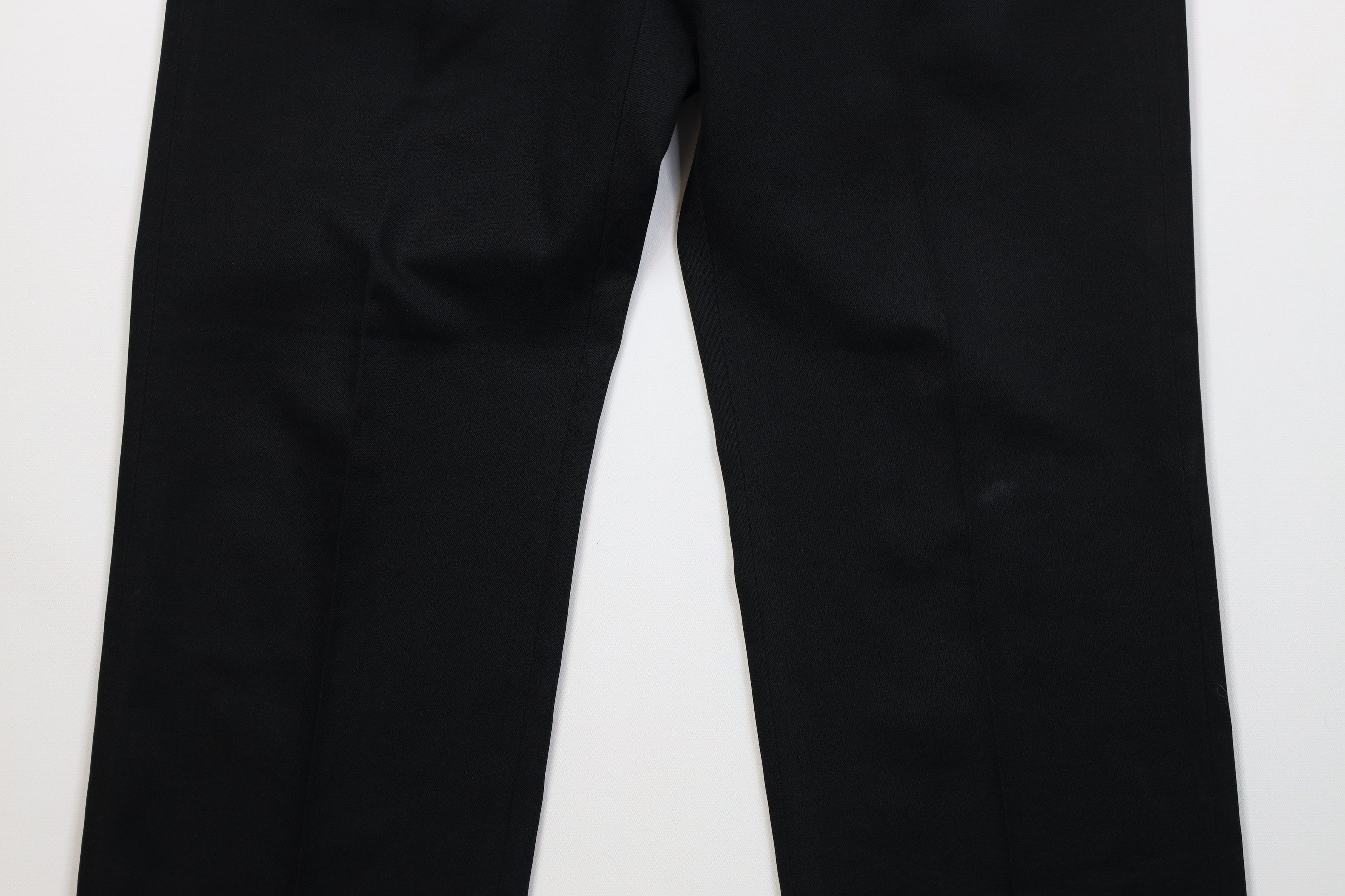 Vintage Vintage 70s Streetwear Flared Wide Leg Chino Pants Black USA Size US 32 / EU 48 - 4 Thumbnail