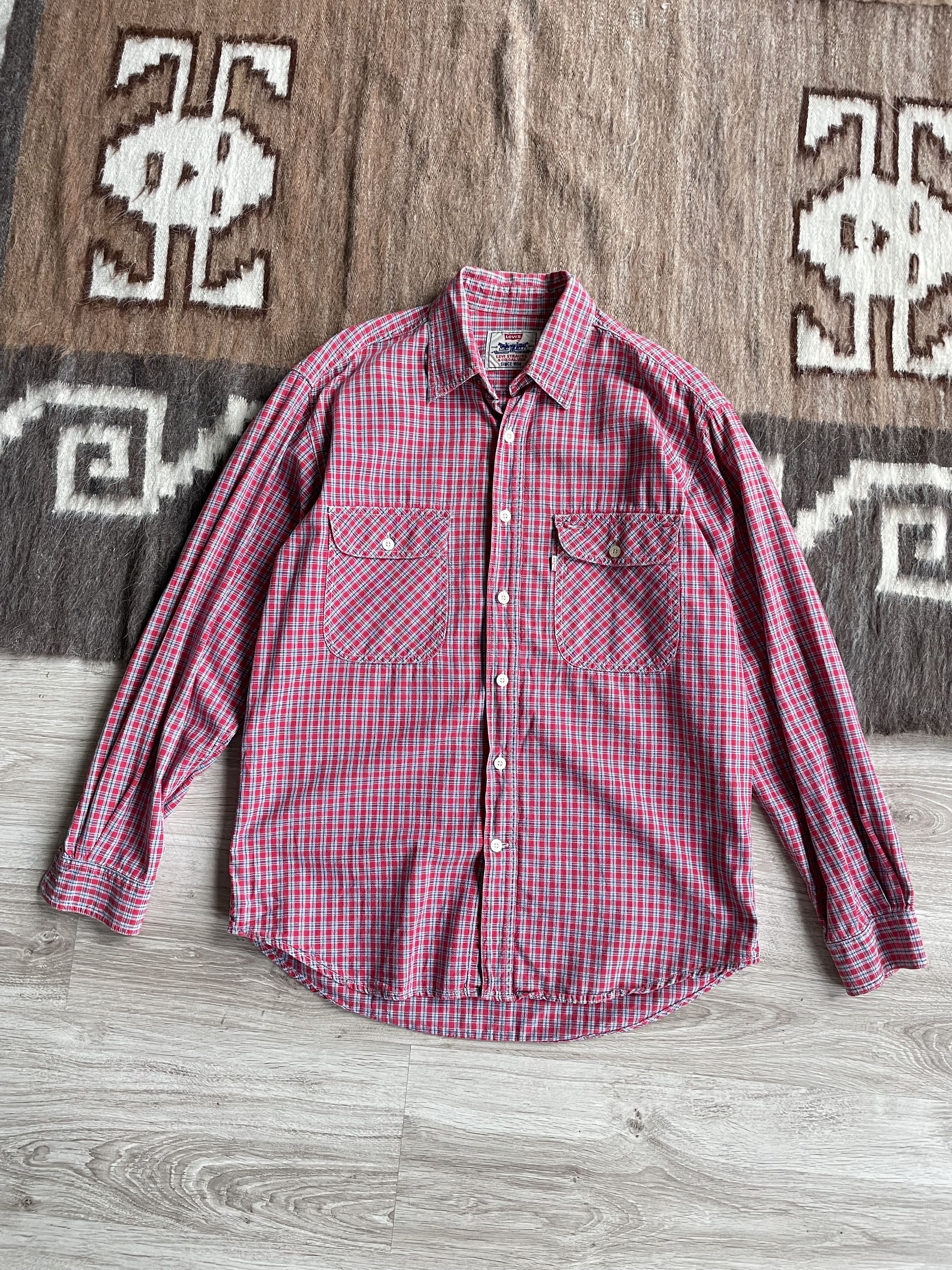 Levi's Levis Vintage Checked Shirt 5291AC Size US M / EU 48-50 / 2 - 2 Thumbnail