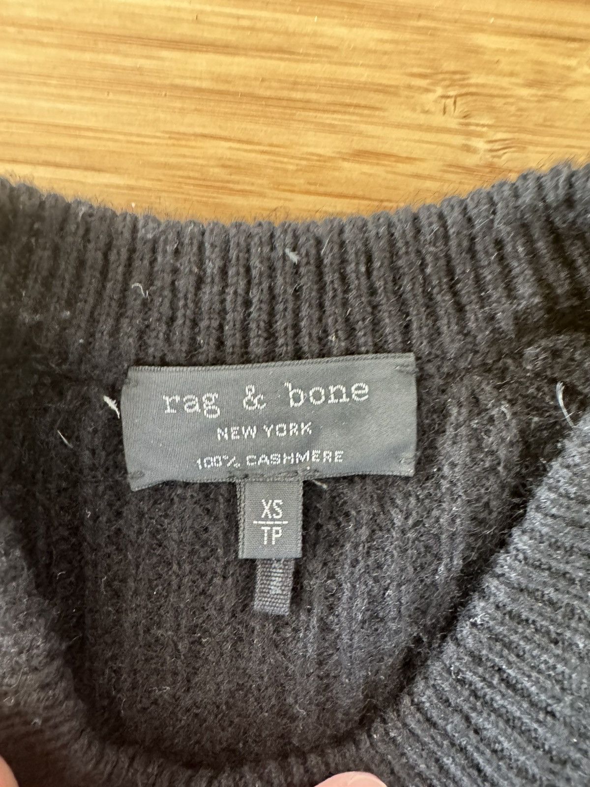 Rag & Bone Rag & Bone 100% Cashmere Sweater Black Size US XS / EU 42 / 0 - 3 Thumbnail