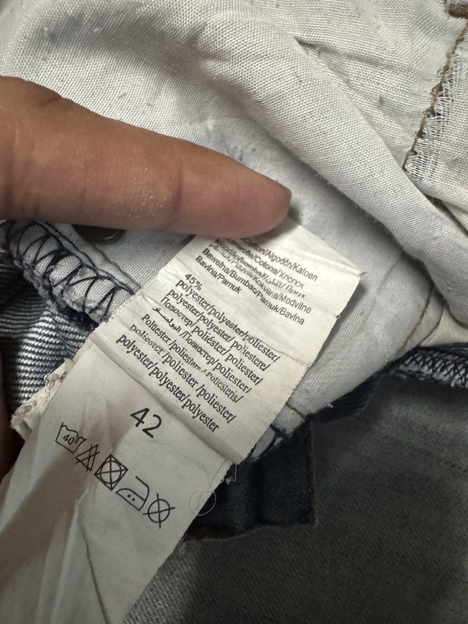 Kapital THRASHED Japanese Jules Denim Regular Faded Distress Ripped Size US 34 / EU 50 - 14 Thumbnail