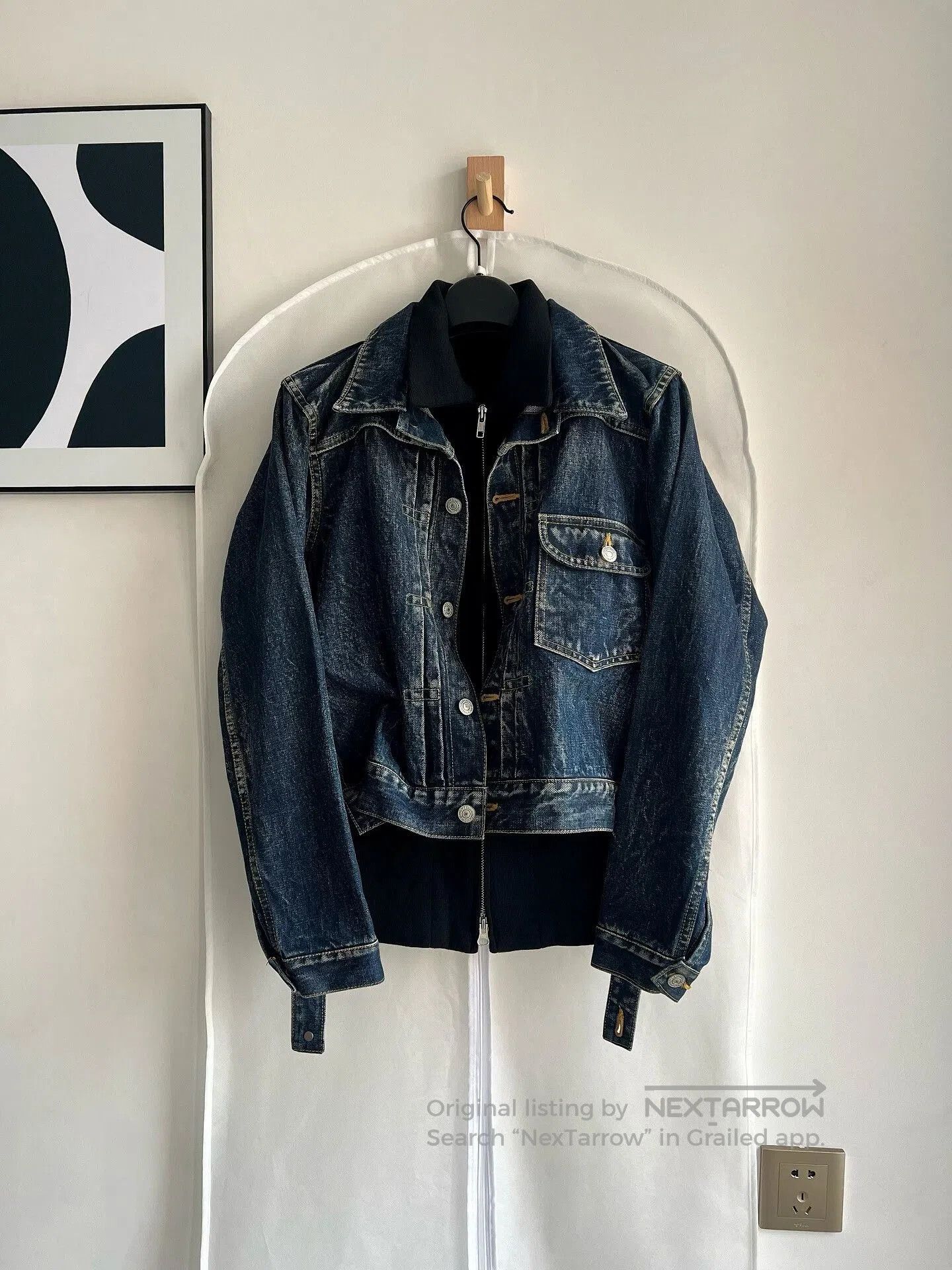 Yohji Yamamoto Yohji Yamamoto Denim Jacket. Size S / US 4 / IT 40 - 3 Thumbnail