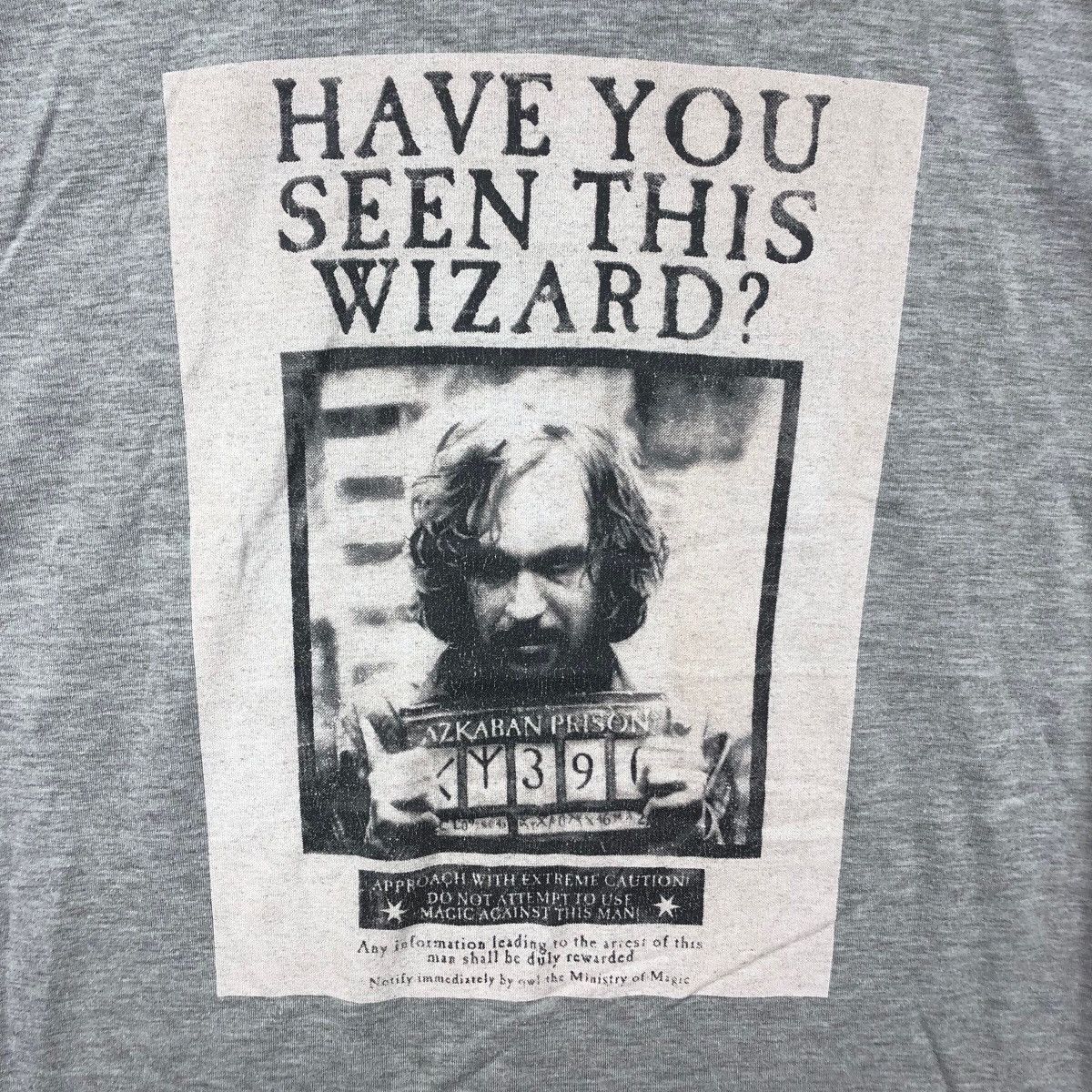 Vintage HARRY POTTER SIRIUS BLACK Poster Seen This Wizard Tee Shirt Size US M / EU 48-50 / 2 - 3 Thumbnail