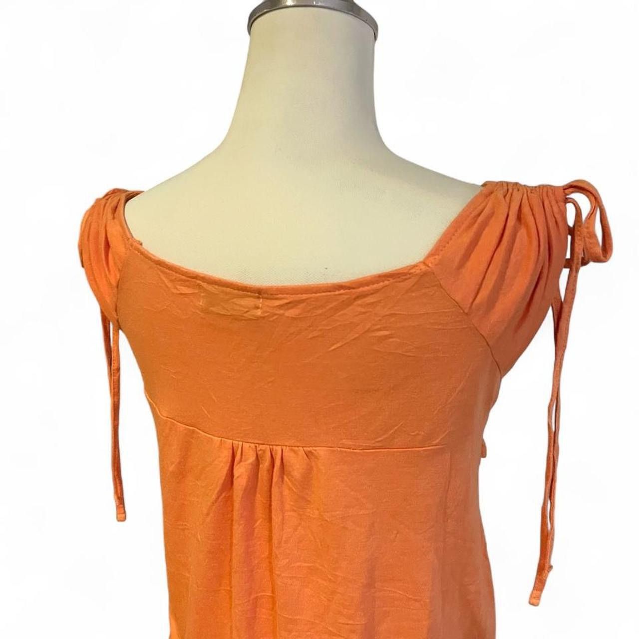 Other Vintage Y2K orange ruched top Gabriel Solis style🍊 Size M / US 6-8 / IT 42-44 - 6 Thumbnail