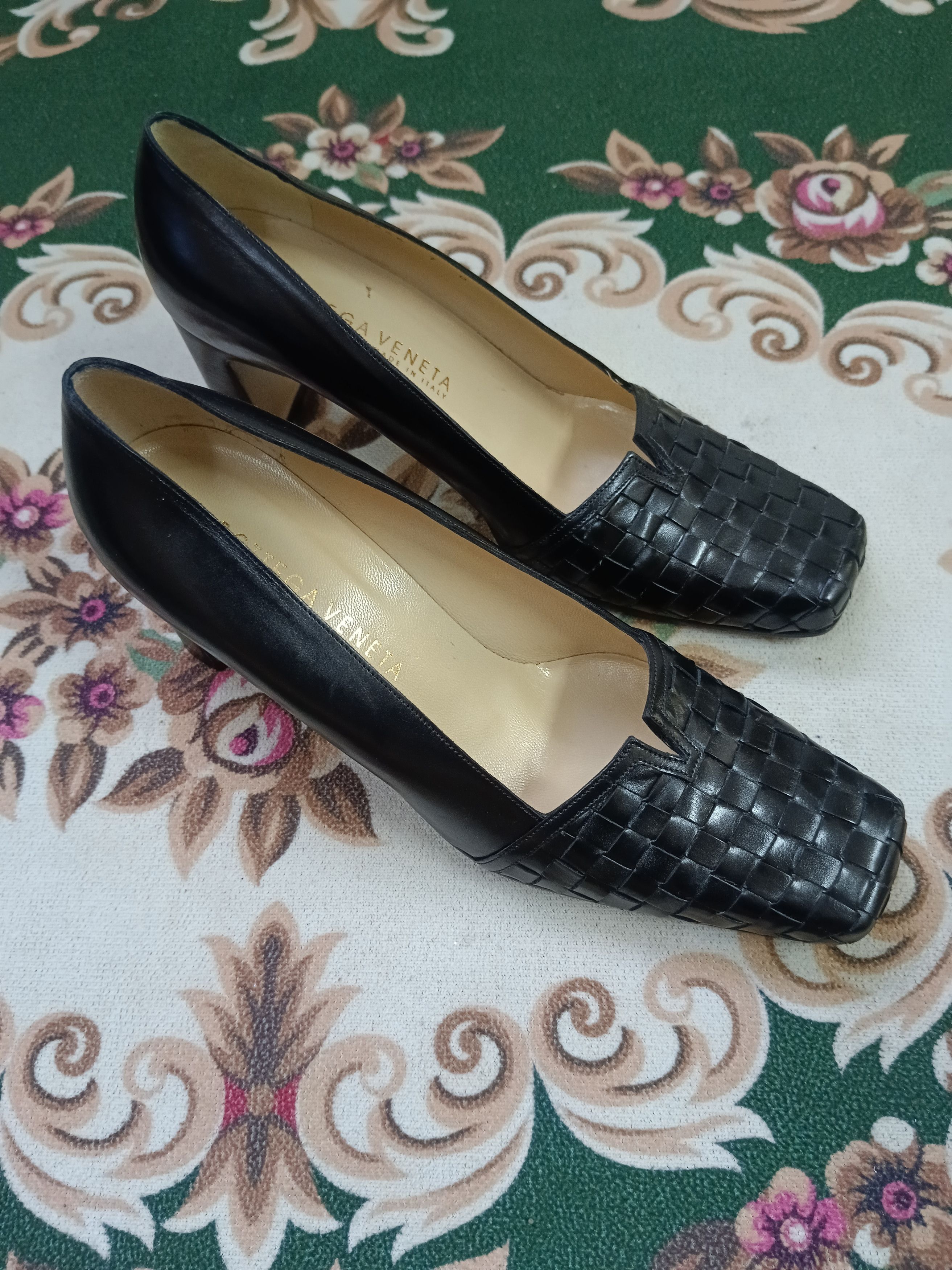 Bottega Veneta BOTTEGA VANETTA WOVEN LEATHER PUMP Size US 7 / IT 37 - 3 Thumbnail