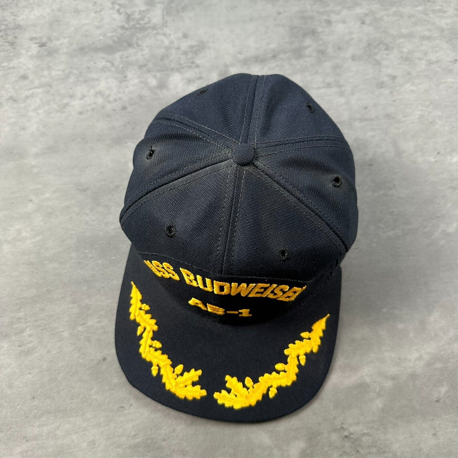 New Era Vintage Budweiser Military Gold Leaf Beer New Era Pro Hat Size ONE SIZE - 2 Thumbnail