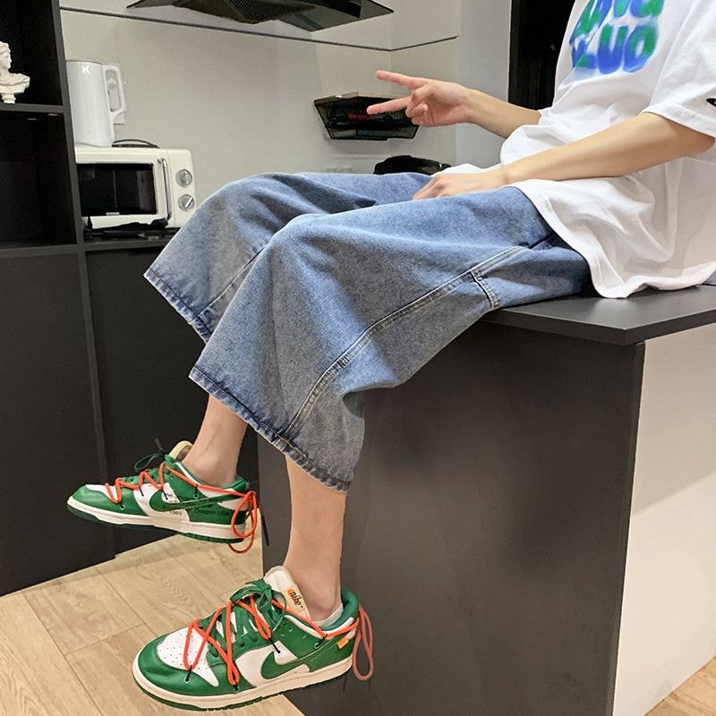 Japanese Brand × Jean Loose casual retro straight leg denim shorts Size US 30 / EU 46 - 3 Thumbnail