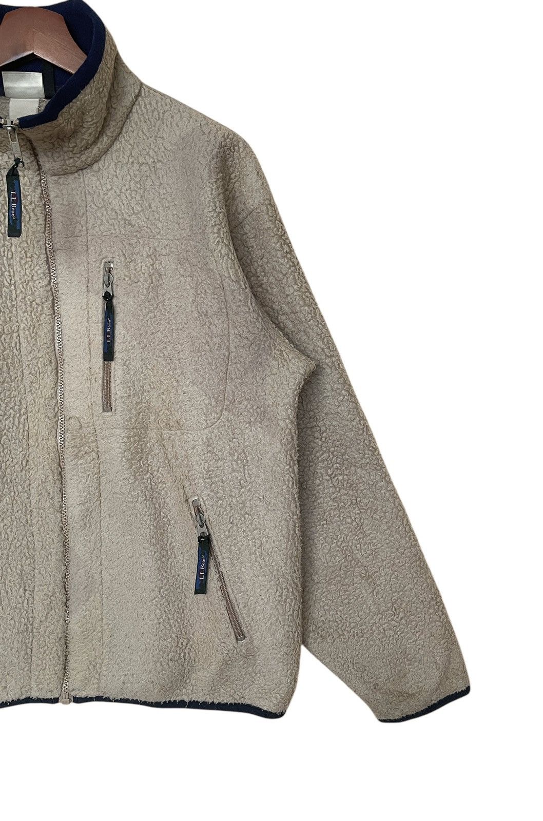 L.L. Bean × Vintage Vintage L.L Bean Deep Pile Sherpa Jacket 1990s Size US M / EU 48-50 / 2 - 4 Thumbnail
