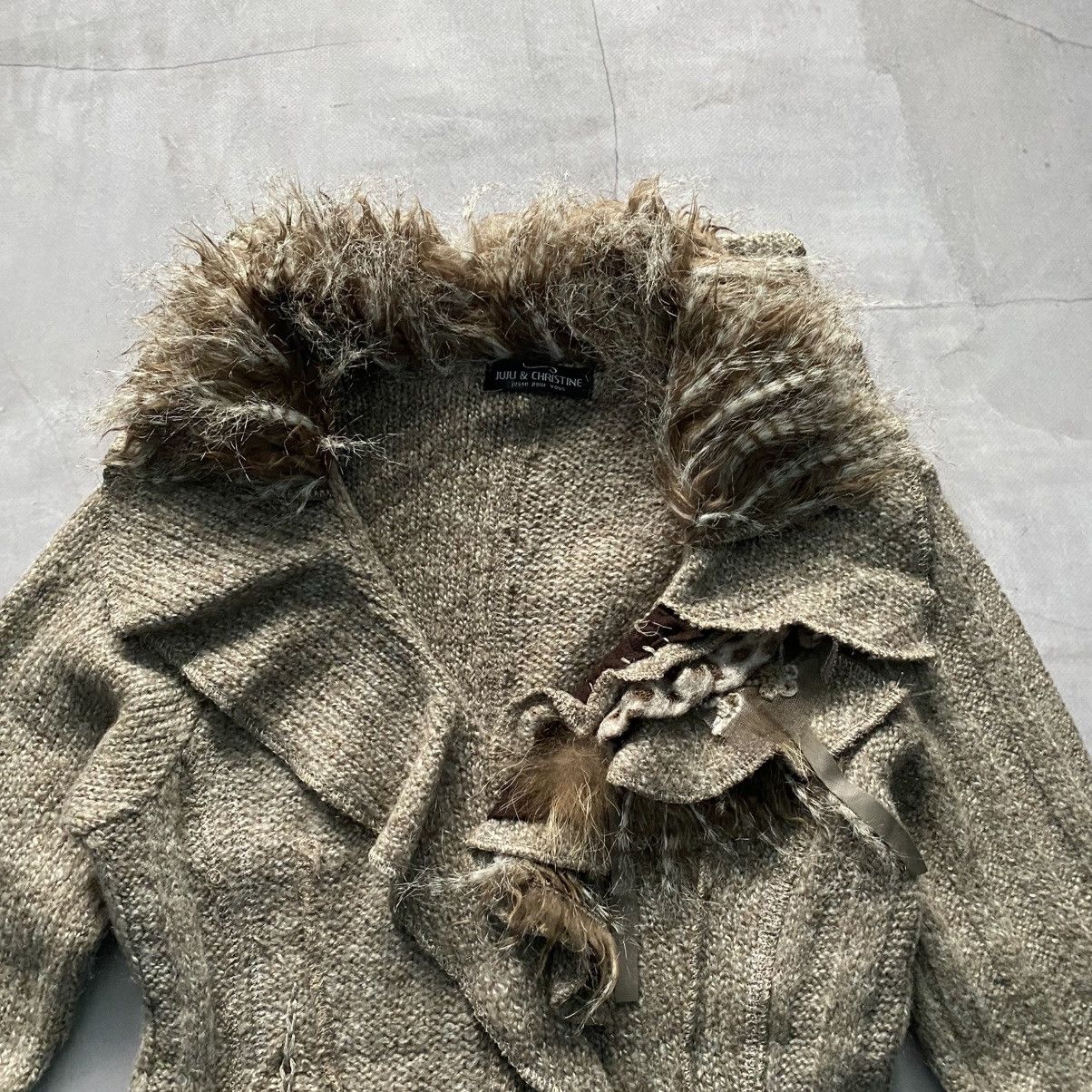 Hysteric Glamour Gothic Zone Bleue Style Japan Faux Fur Sweater LGB Vibe Size L / US 10 / IT 46 - 6 Thumbnail