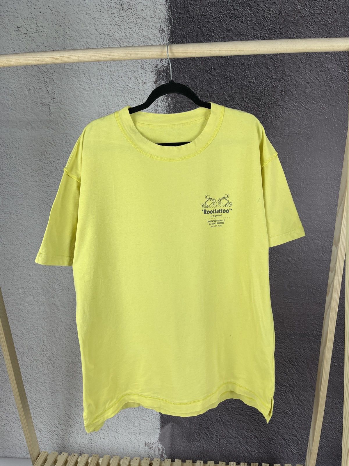 Other Roottattoo vintage yellow oversized tee shirt size XL Size US XL / EU 56 / 4 - 2 Thumbnail