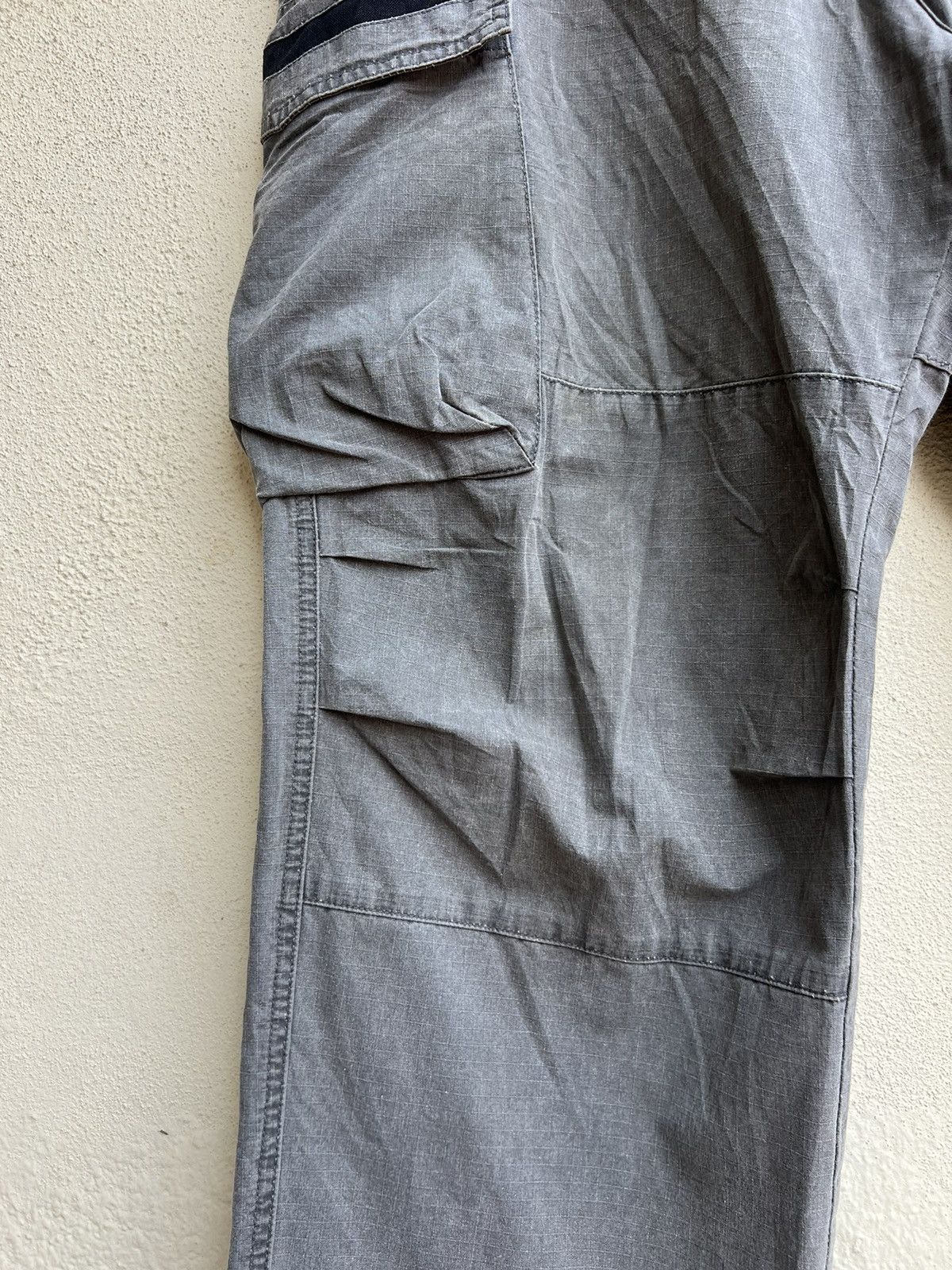 Shellac Vintage Revolver Japan Fade Grey Ripstop Baggy Cargo Trouser Size US 34 / EU 50 - 9 Thumbnail